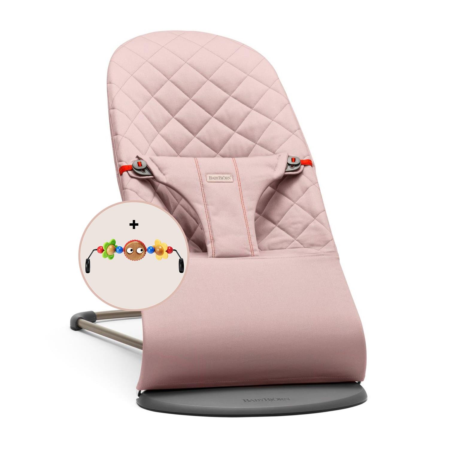 Babybjörn Balance Bliss Ana Kucağı Cotton Oyuncaklı / Old Rose