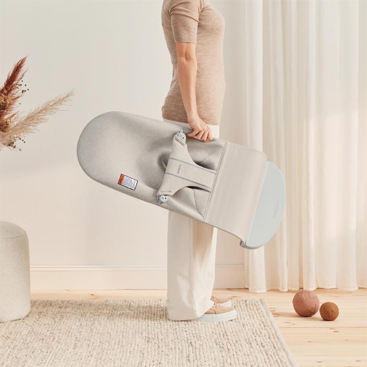 BabyBjörn Balance Bliss Ana Kucağı Cotton 3D Jersey Oyuncaklı  / Light Beige