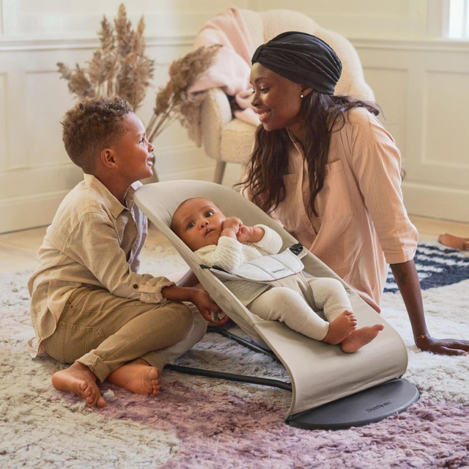 BabyBjörn Balance Soft Ana Kucağı Woven Jersey / Beige Grey