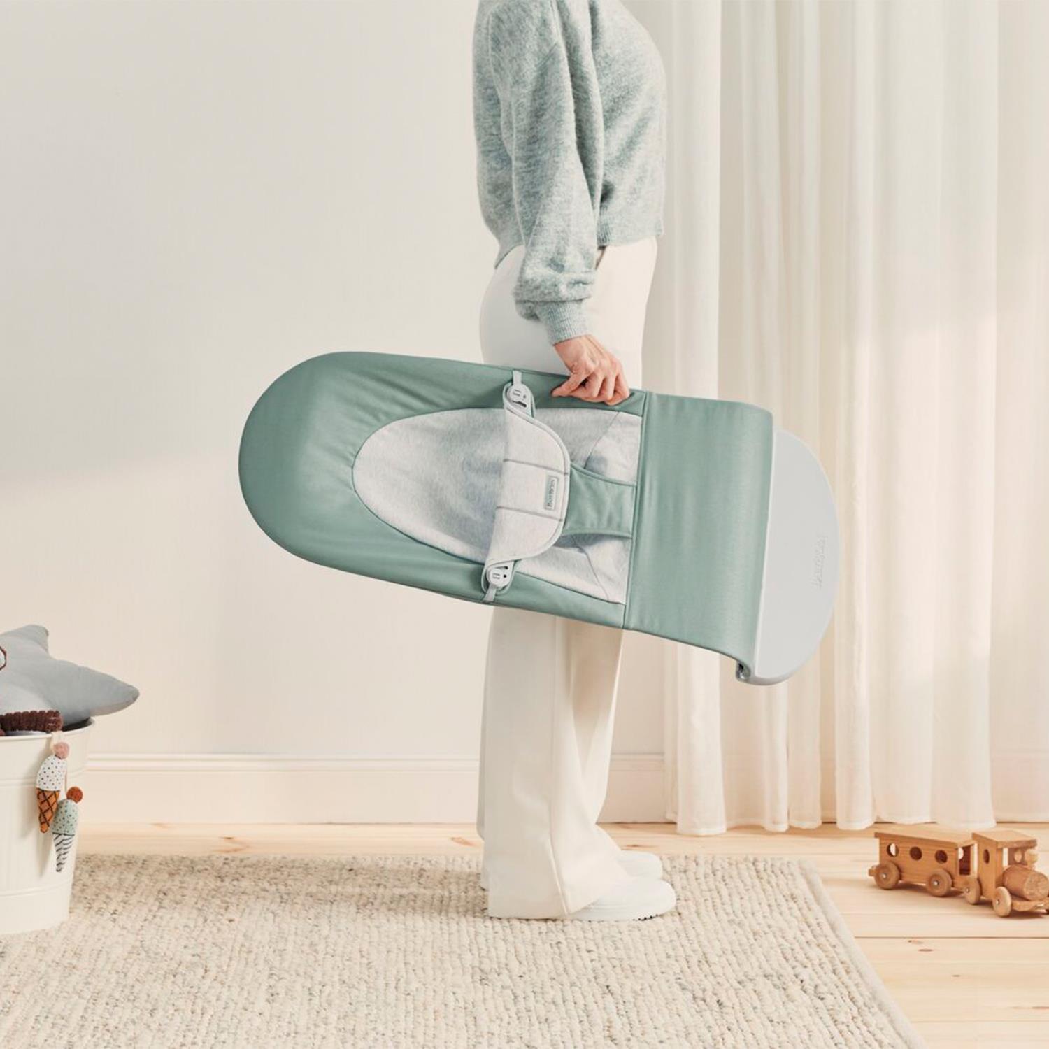 BabyBjörn Balance Soft Ana Kucağı Woven Light Sage / Grey