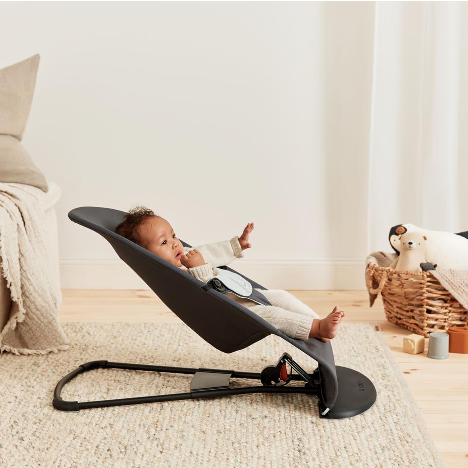 BabyBjörn Balance Soft Ana Kucağı Dark Grey / Grey Cotton Jersey