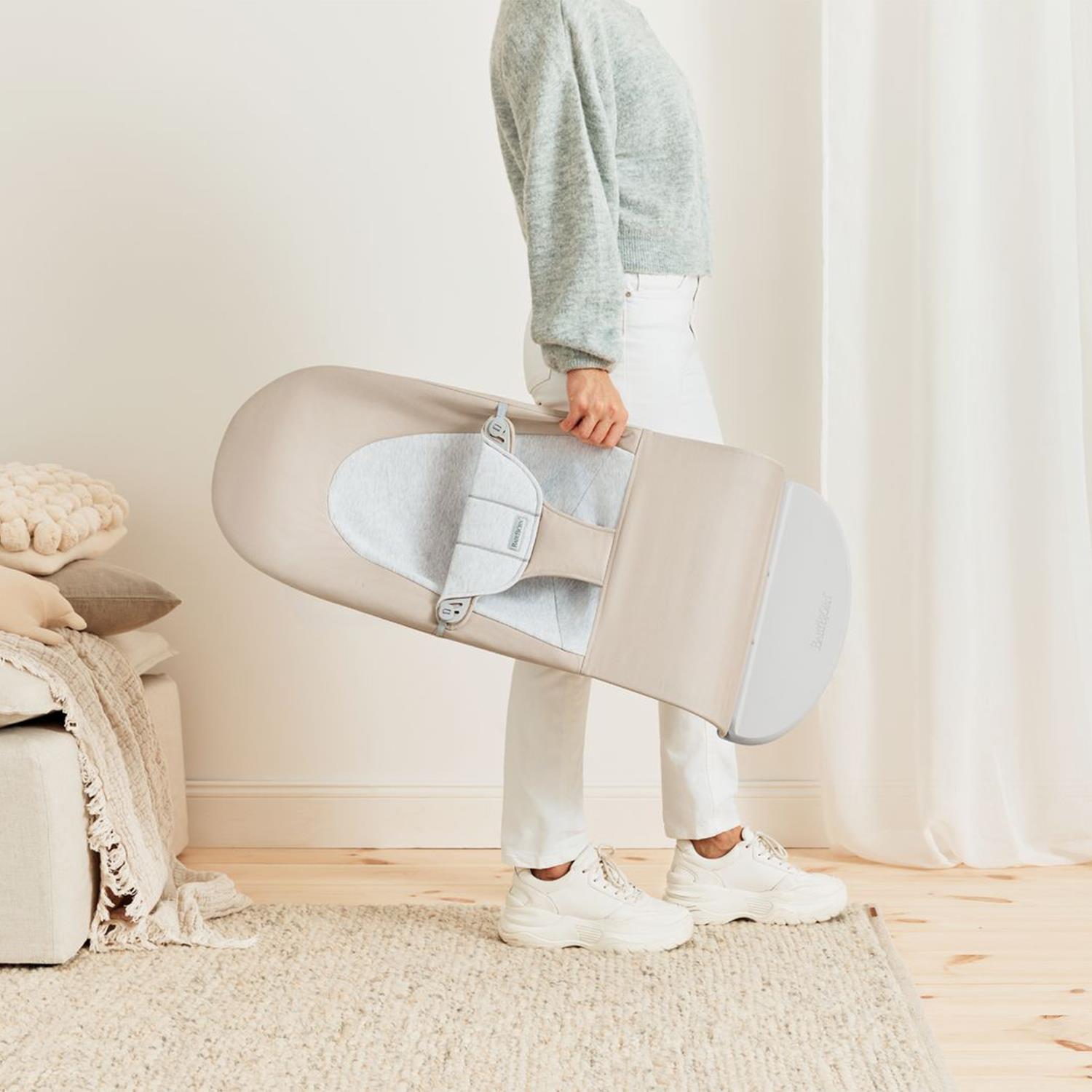 BabyBjörn Balance Soft Ana Kucağı Cotton Jersey / Beige Grey