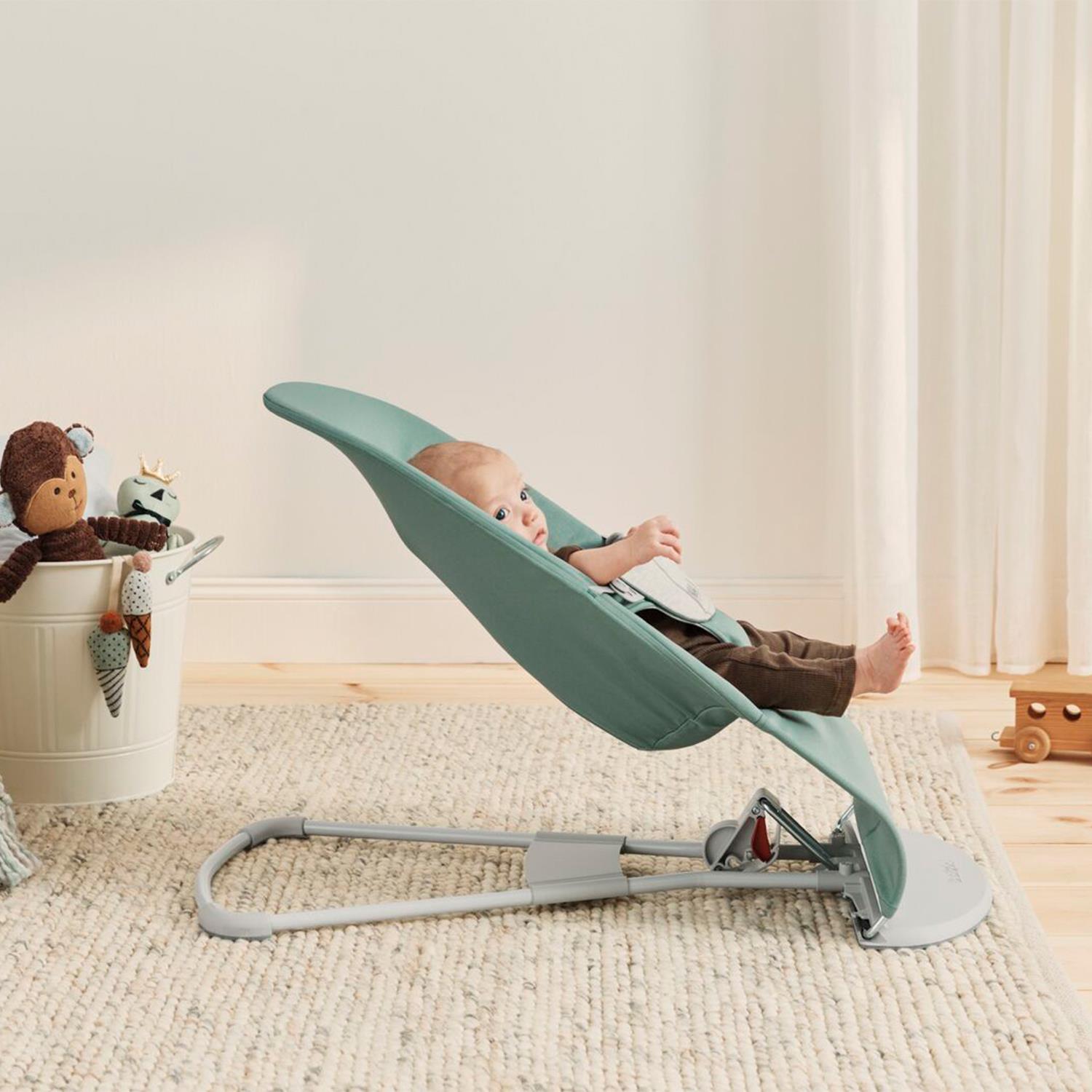 BabyBjörn Balance Soft Ana Kucağı Woven Light Sage / Grey