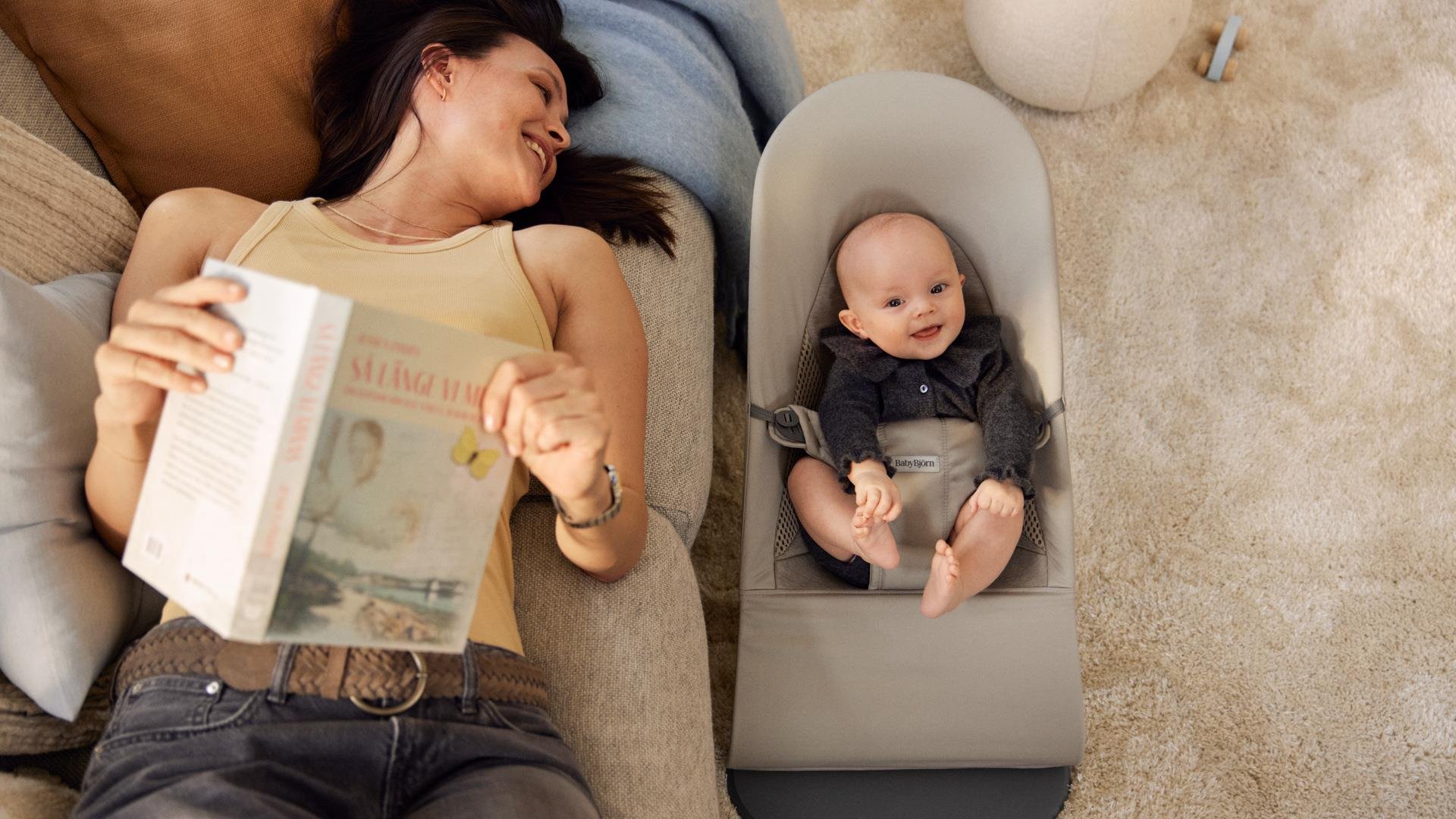 BabyBjörn Balance Soft Woven Jersey Üçlü Kumaş / Sand Grey