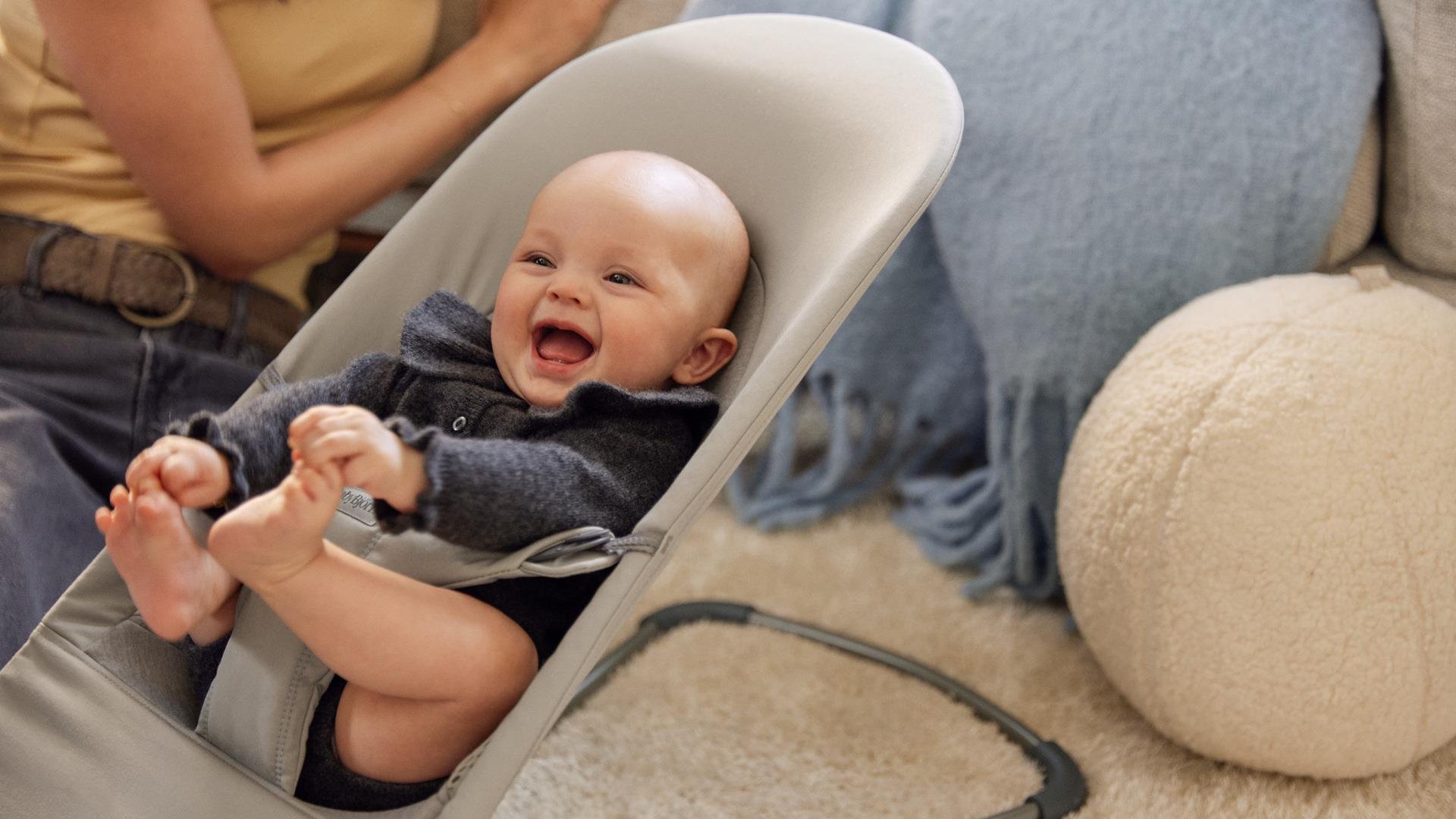 BabyBjörn Balance Soft Woven Jersey Üçlü Kumaş / Sand Grey