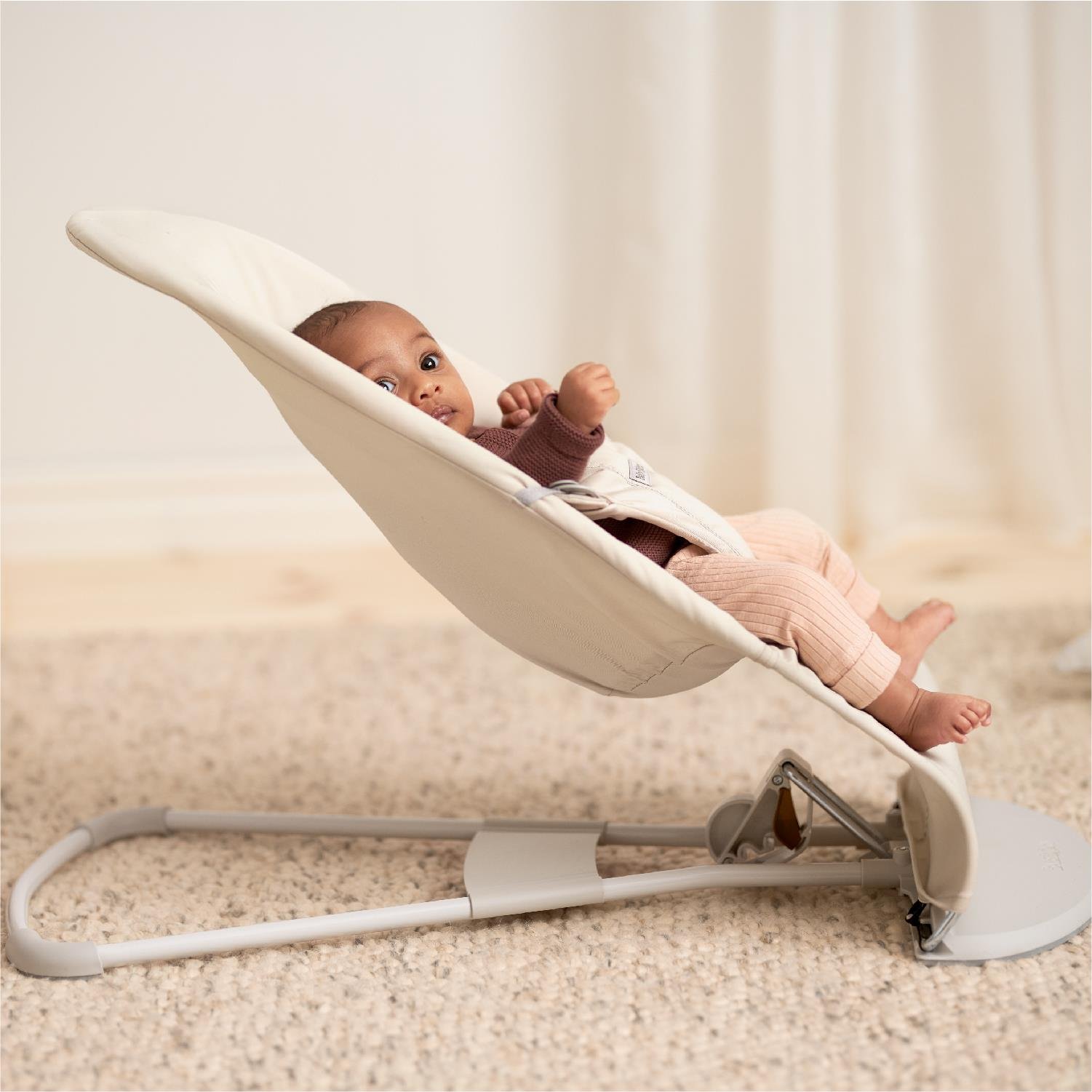 BabyBjörn Balance Woven Jersey Üçlü Kumaş Oyuncaklı / Light Beige