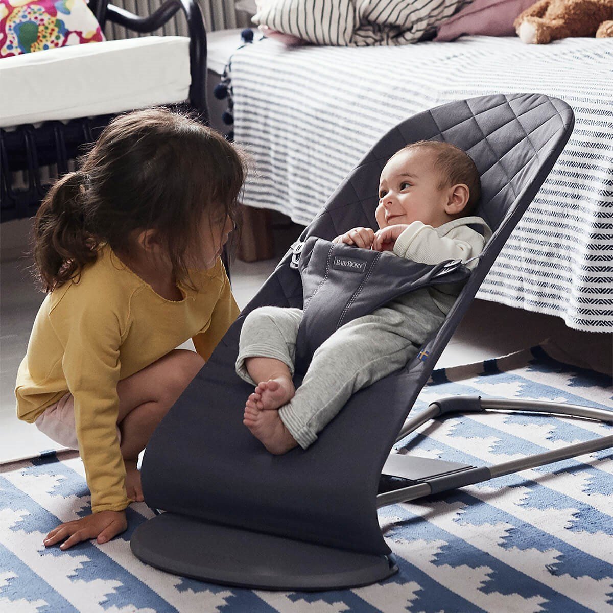 BabyBjörn Bliss Ana Kucağı Cotton & Taşıma Çantası / Anthracite