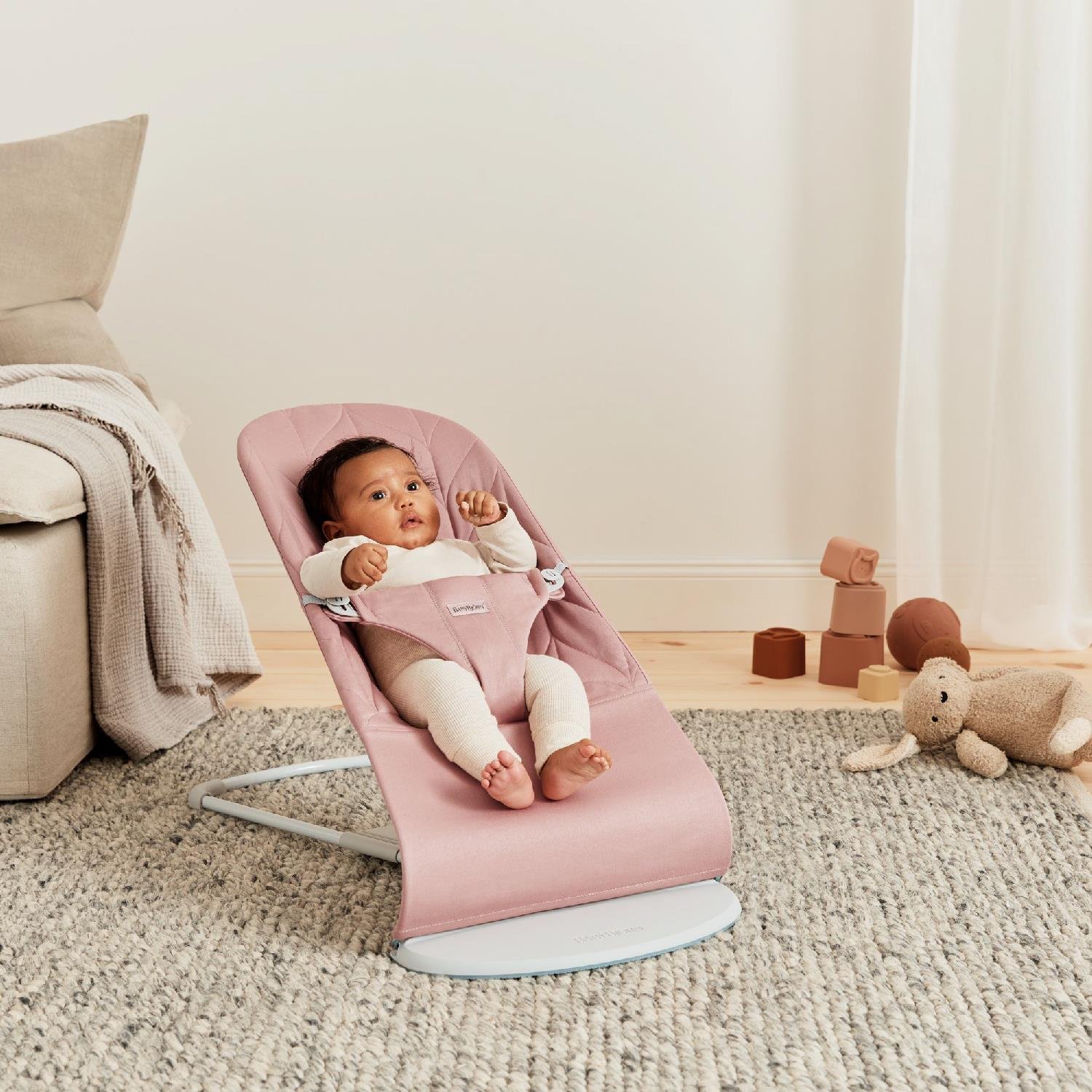 BabyBjörn Bliss Ana Kucağı Petal Woven Cotton Çantalı / Dusty Pink