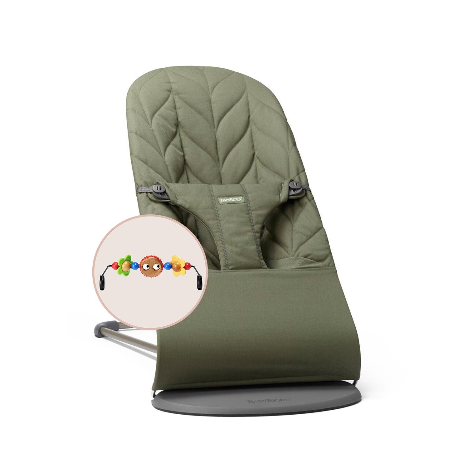 BabyBjörn Bliss Ana Kucağı Petal Cotton Oyuncaklı / Dark Green