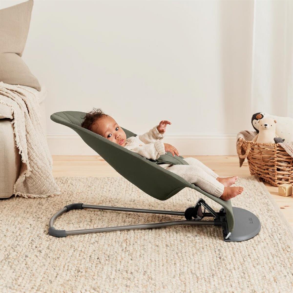 BabyBjörn Bliss Ana Kucağı Petal Cotton Oyuncaklı / Dark Green