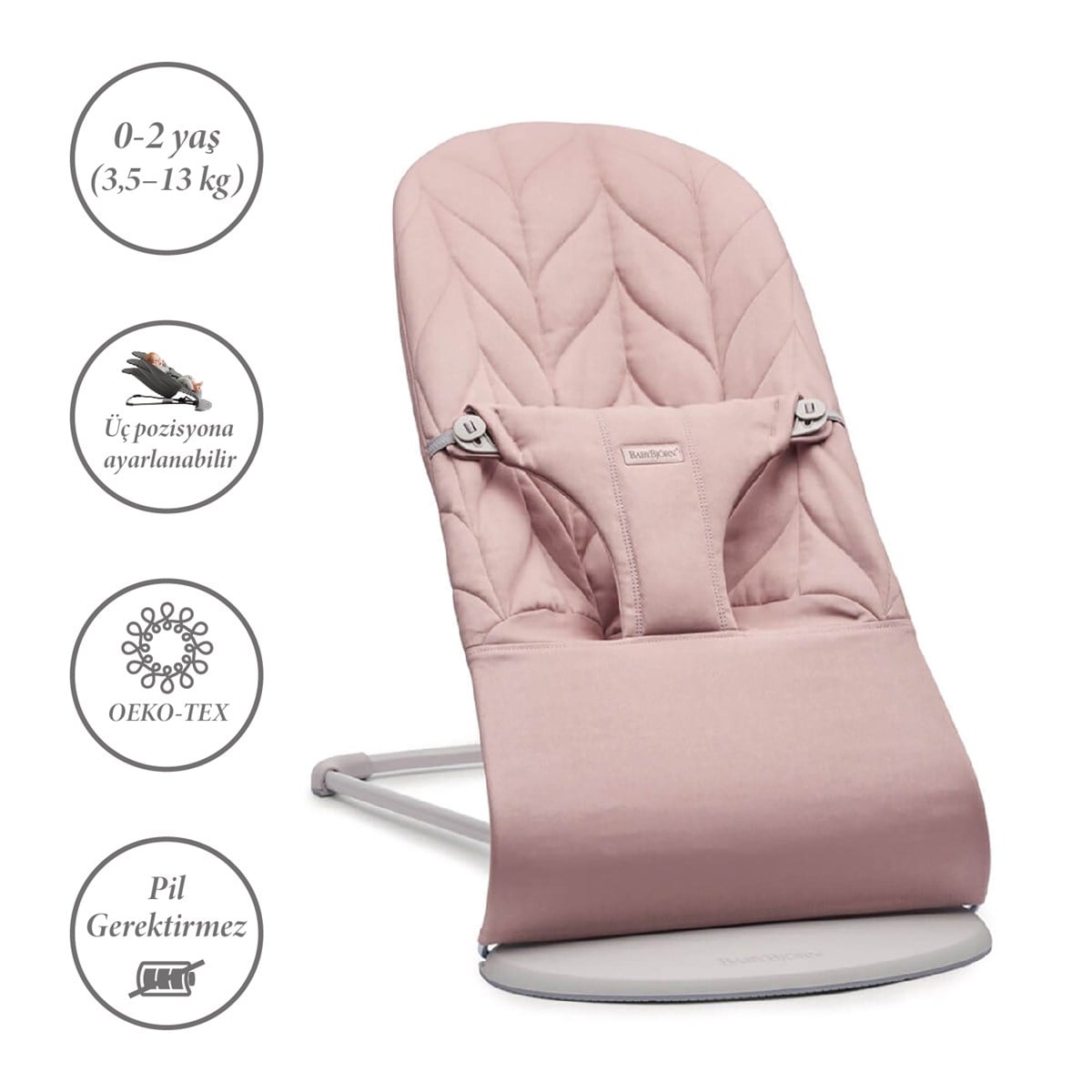 BabyBjörn Bliss Ana Kucağı Petal Cotton & Kanguru Harmony 3D Mesh / Dusty Pink