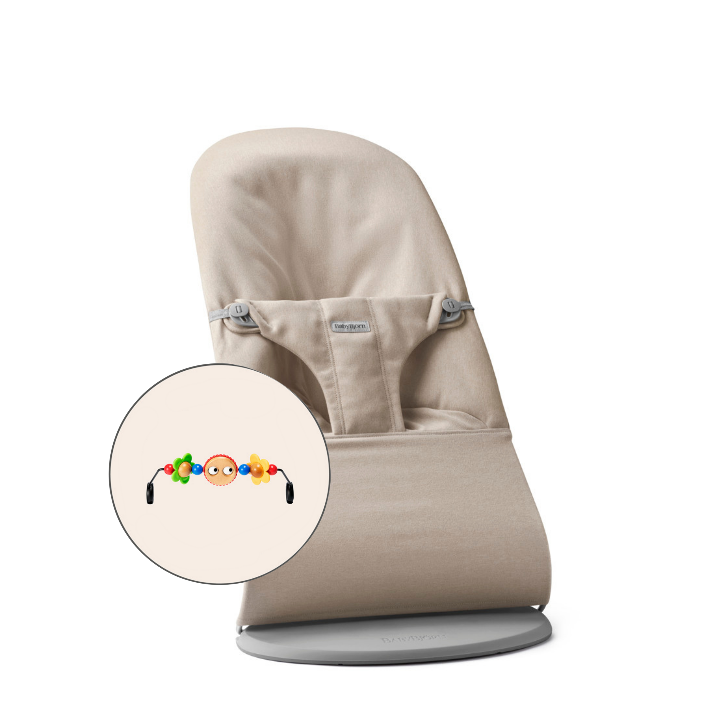 Babybjörn Bliss Ana Kucağı Woven Melange Oyuncaklı / Light Beige