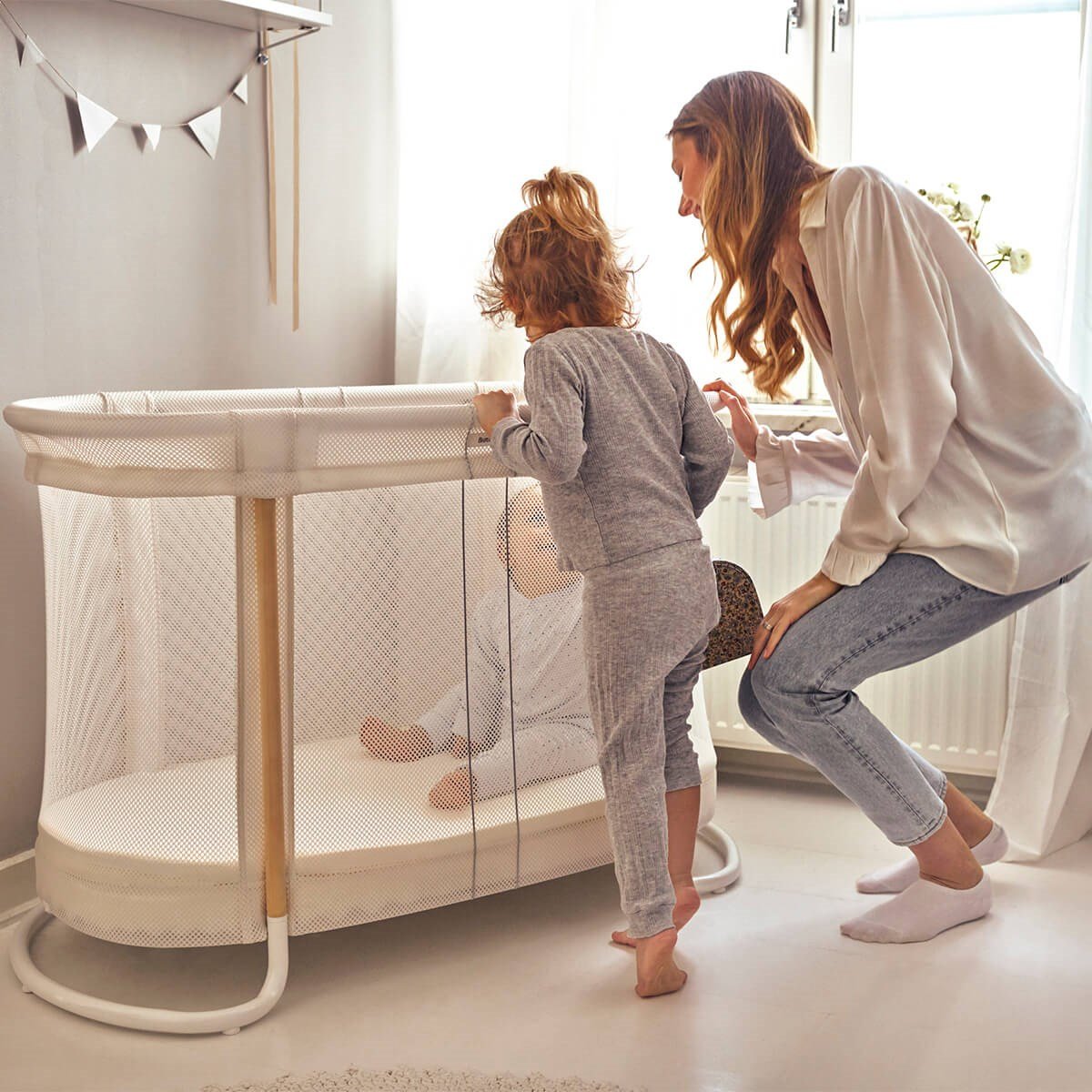 BabyBjörn Crib İki Katlı Bebek Beşiği / Beyaz