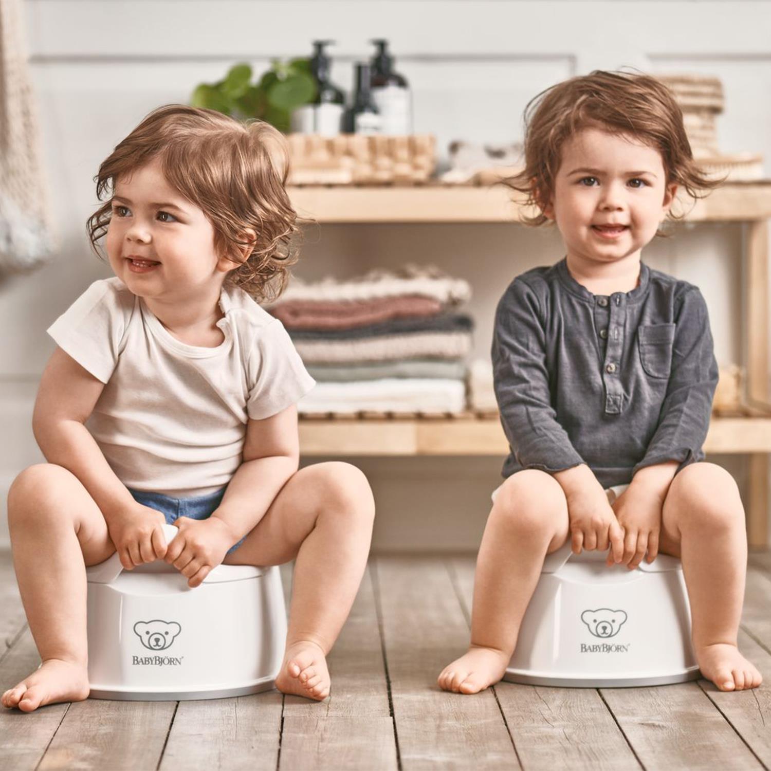 BabyBjörn Eğitici Oturak Smart Potty / White Grey