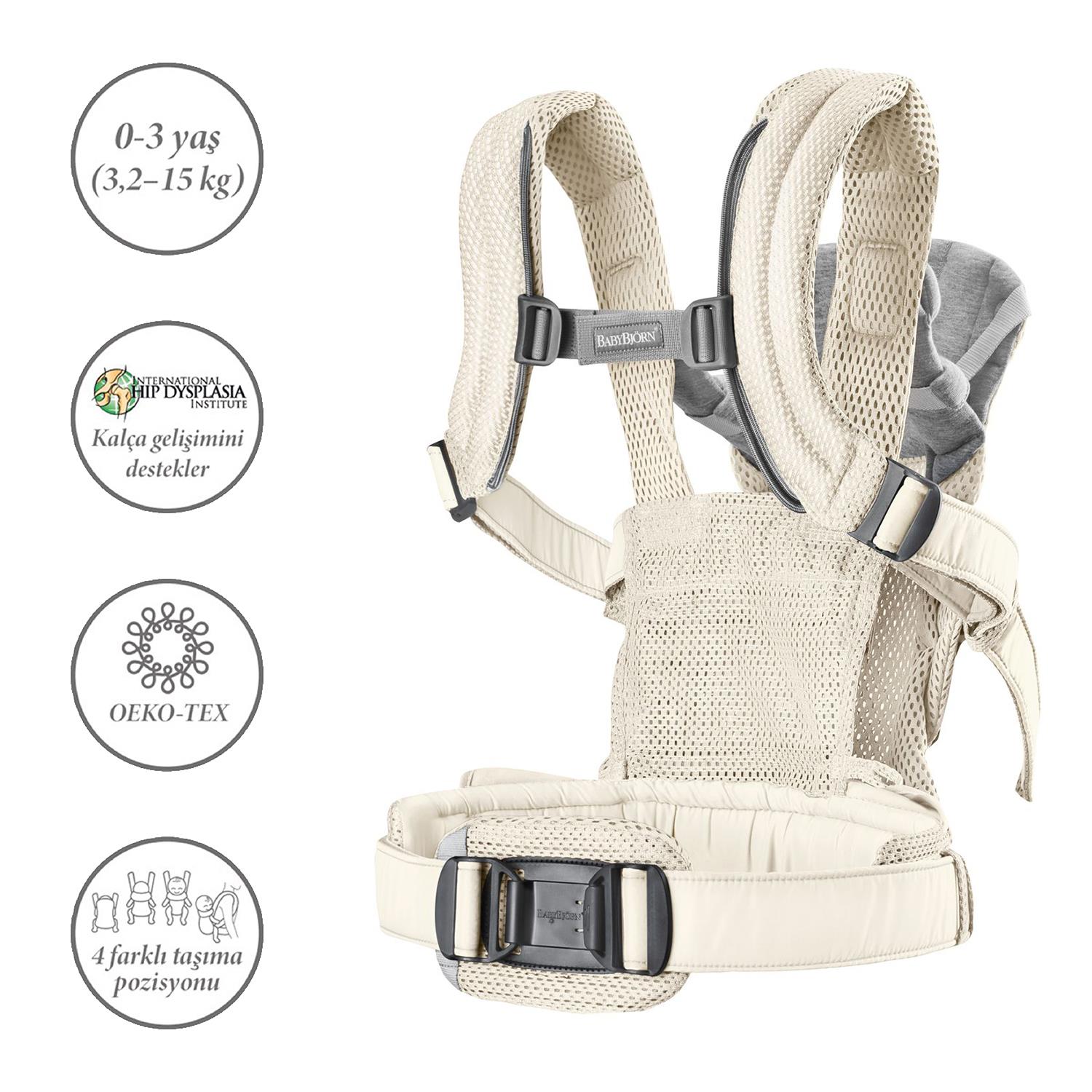 BabyBjörn Kanguru Harmony 3D Mesh / Cream