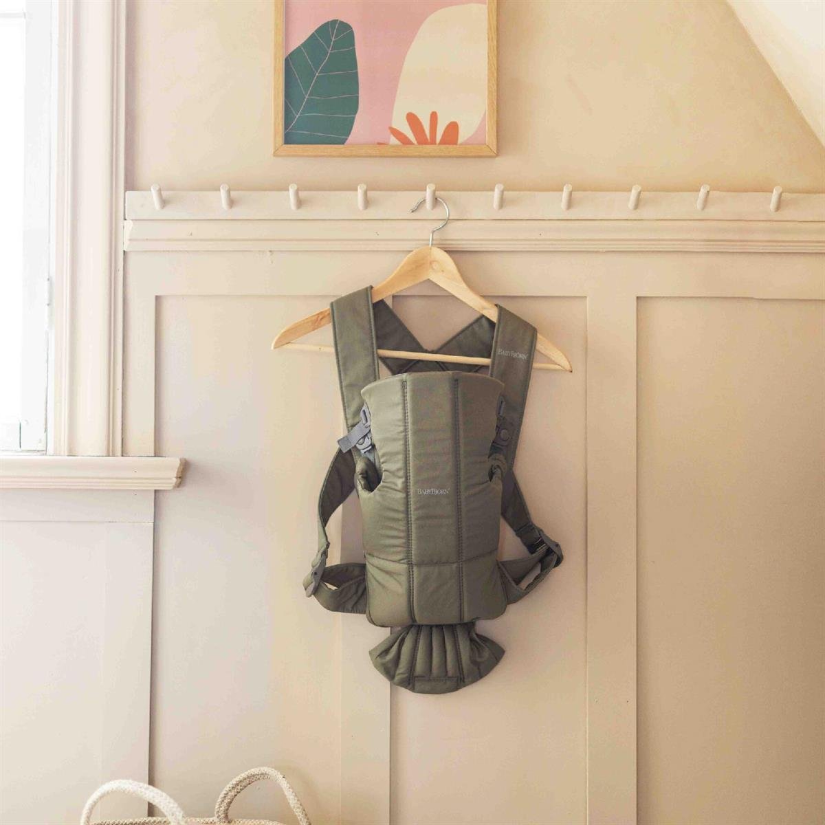 BabyBjörn Kanguru Mini 3D Cotton / Dark Green