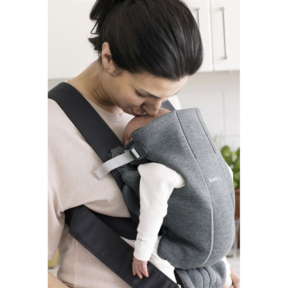 BabyBjörn Kanguru Mini 3D Cotton Jersey / Dark Grey 