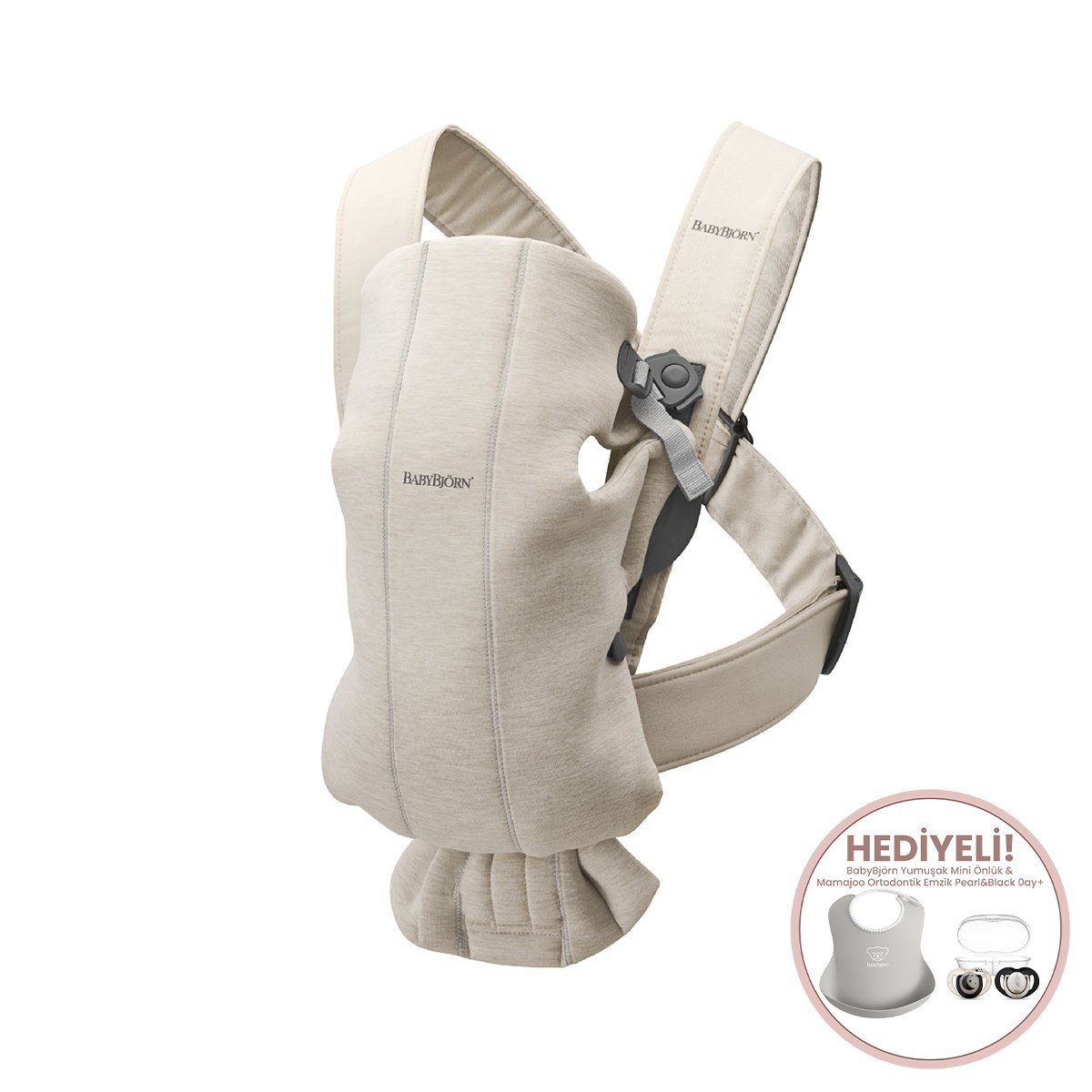 BabyBjörn Kanguru Mini 3D Jersey Light Beige