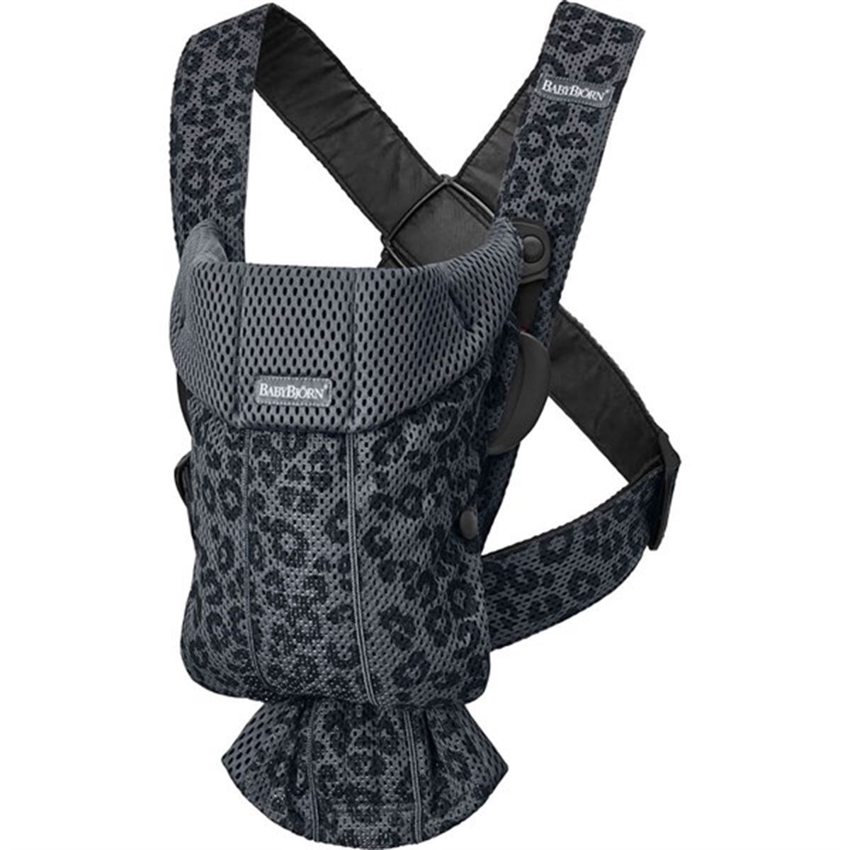 BabyBjörn Kanguru Mini 3D Mesh / Anthracite Leopard