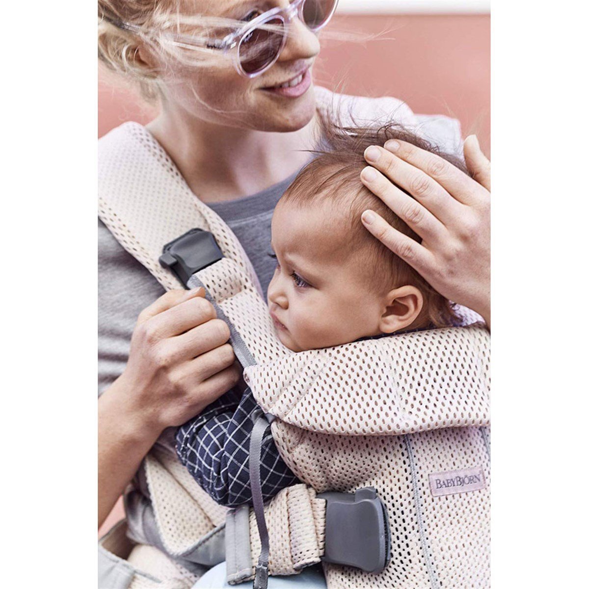 BabyBjörn Kanguru One Air 3D Mesh /Pearly Pink