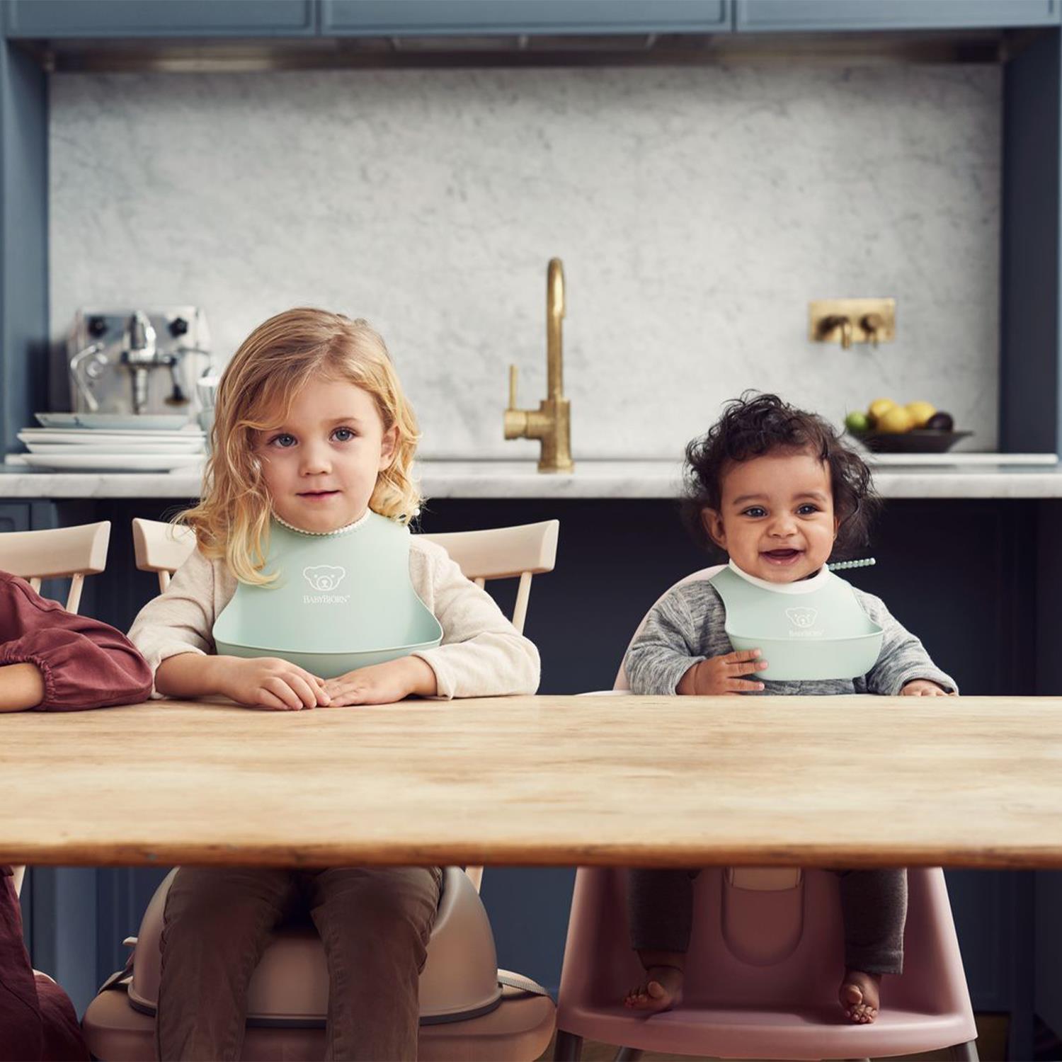 BabyBjörn Yumuşak Mama Önlüğü Seti / Powder Green