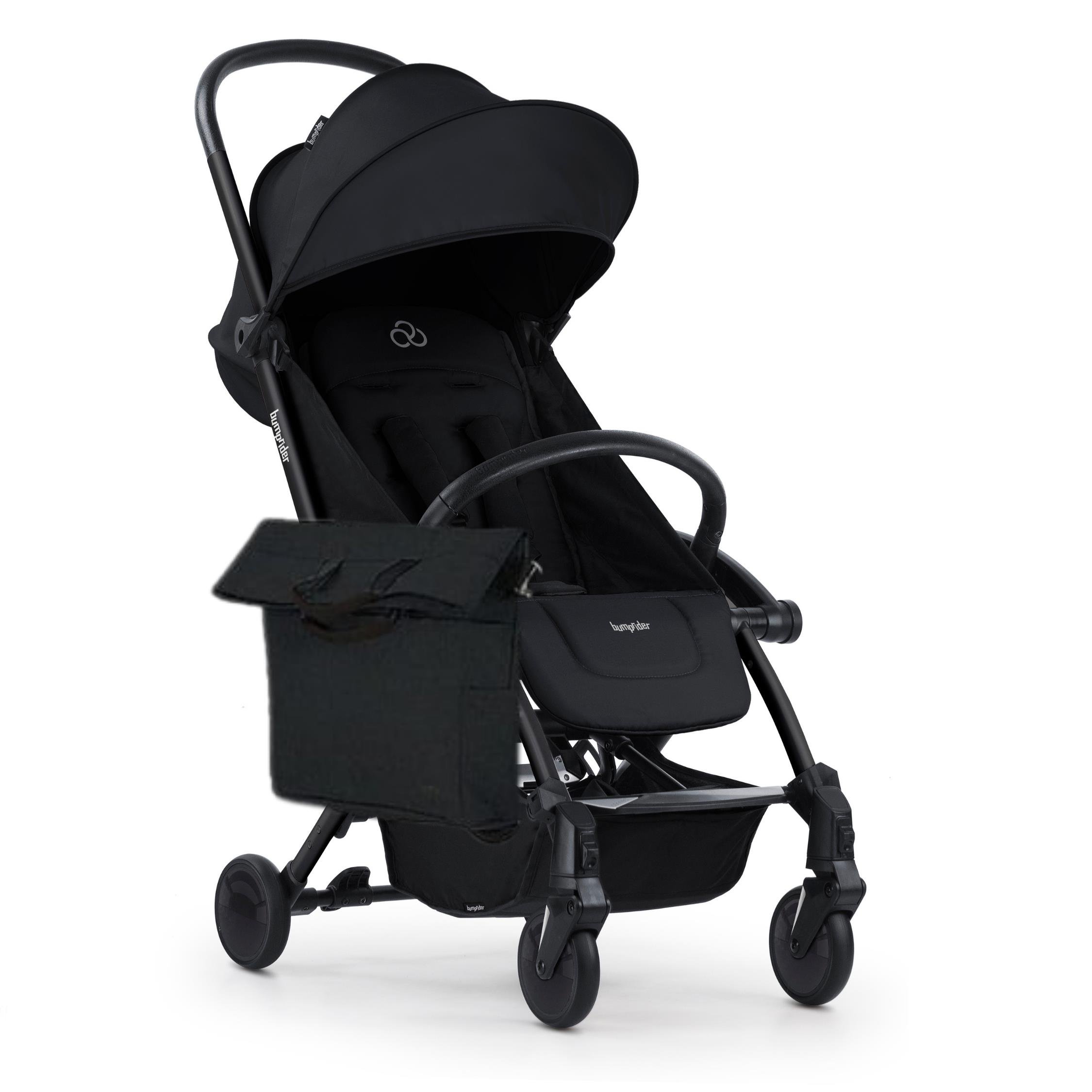  Bumprider Connect 3 Black-Black Bebek Arabası / Yan Düzenleyici / Black-Black Yan Bakım Çantası