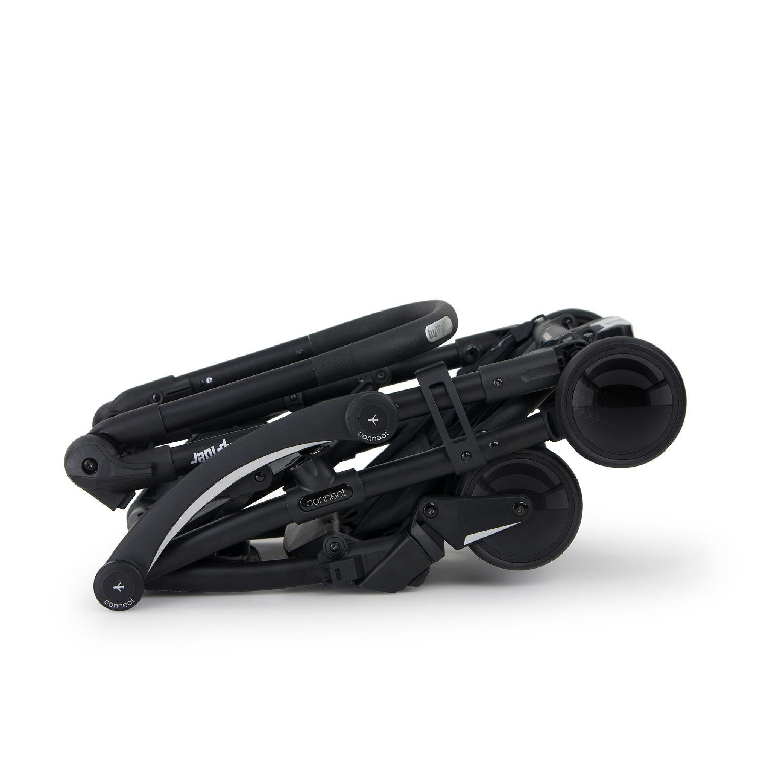  Bumprider Connect 3 Black-Grey Melange Bebek Arabası / Connect TRN Grup 0+ Oto Koltuğu / Grey