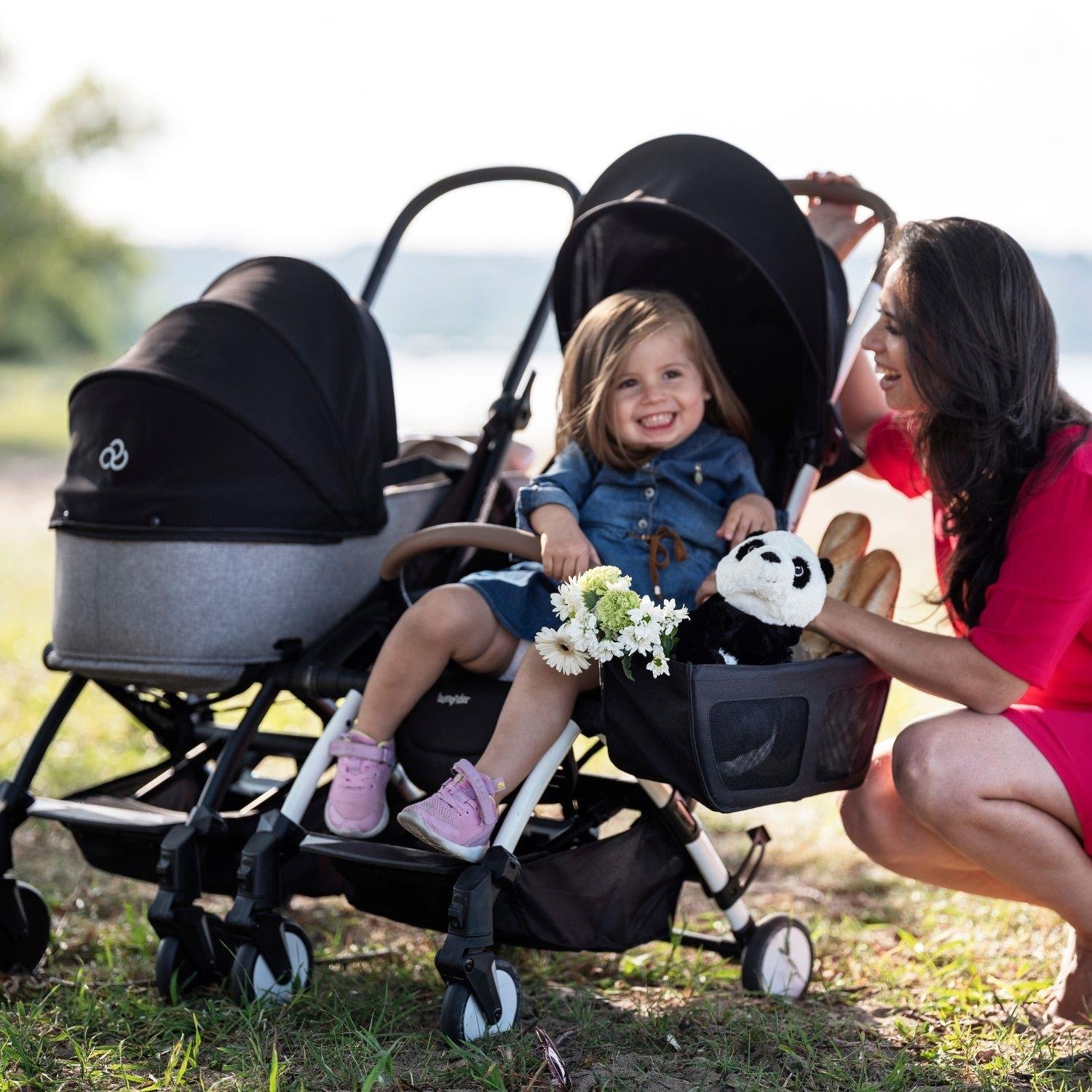 Bumprider Connect 3 Bebek Arabası / Black-Grey Yan Düzenleyici Çanta Hediyeli