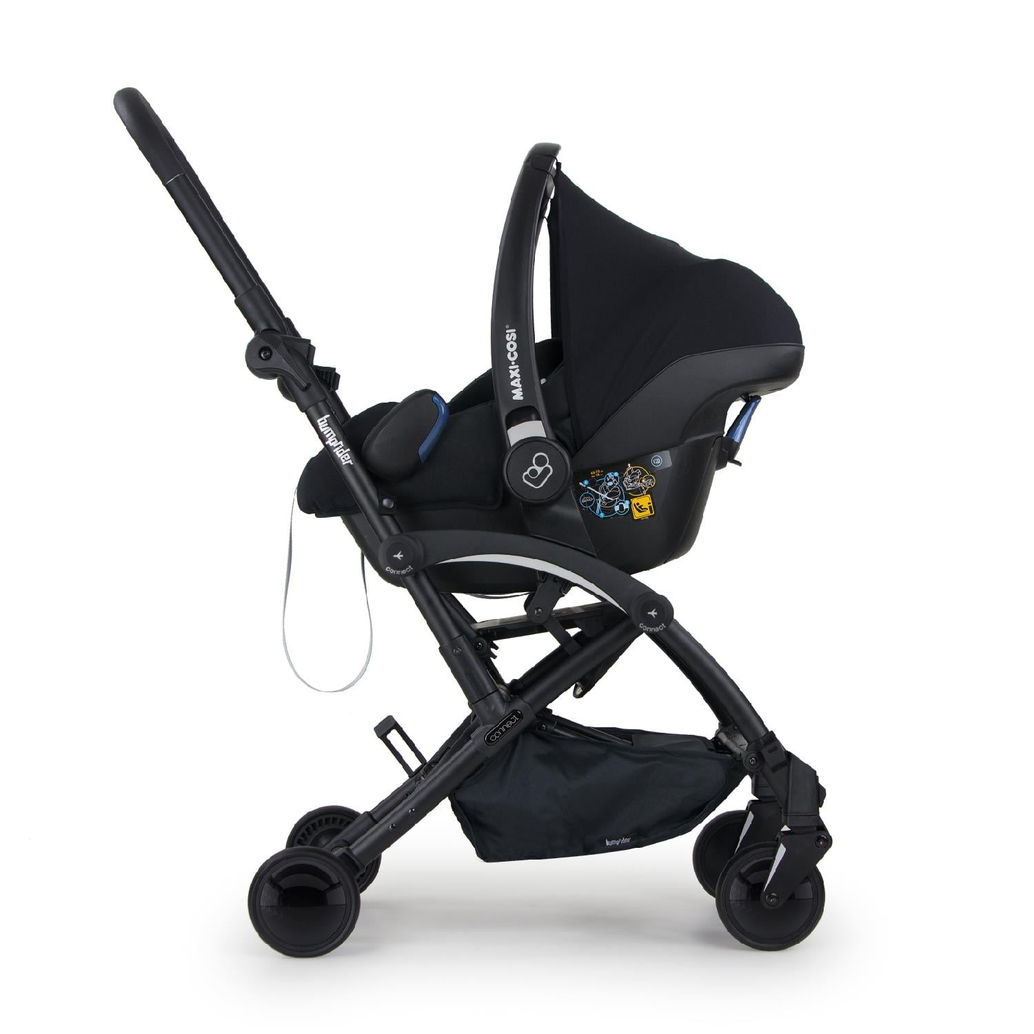 Bumprider Connect 3 Bebek Arabası / Black-Grey Melange
