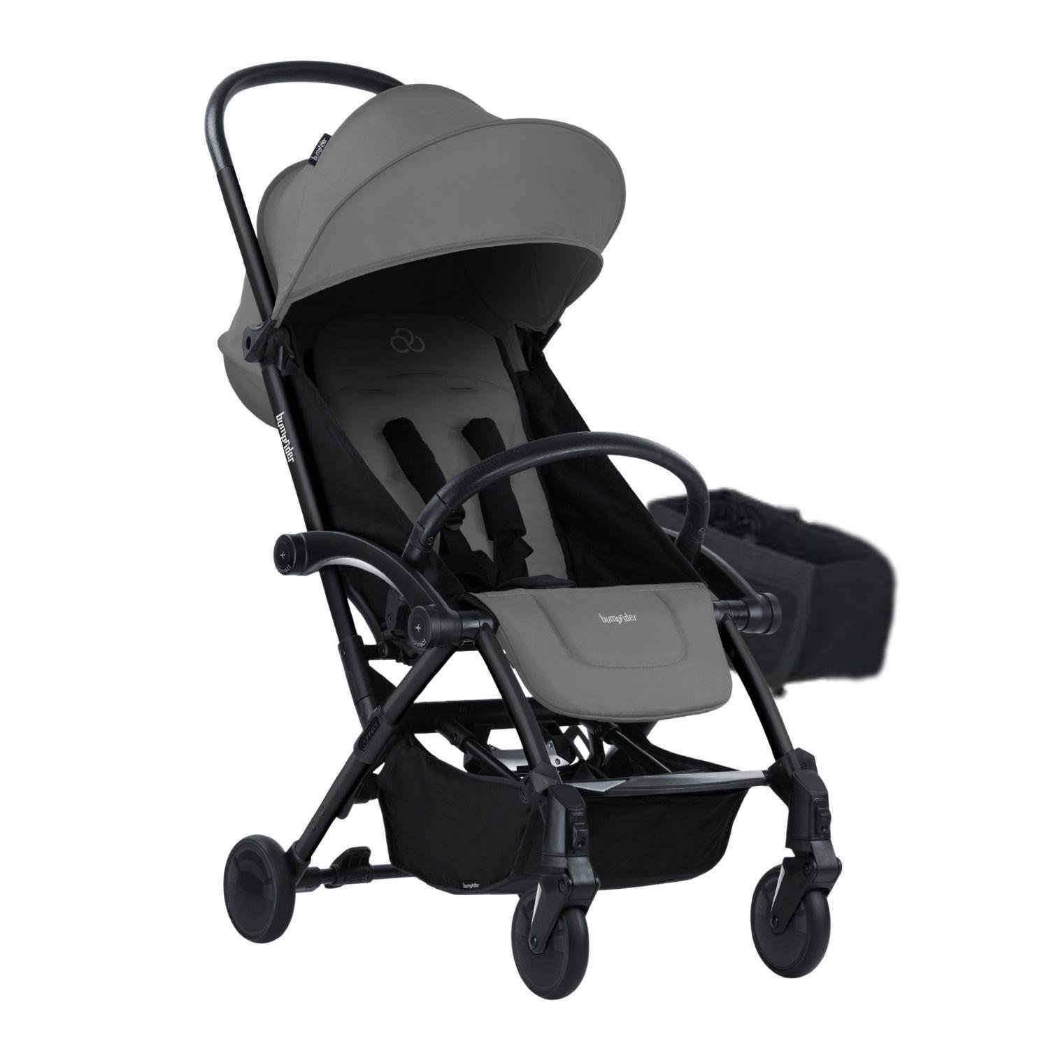 Bumprider Connect 3 Bebek Arabası / Black-Grey Yan Düzenleyici Çanta Hediyeli