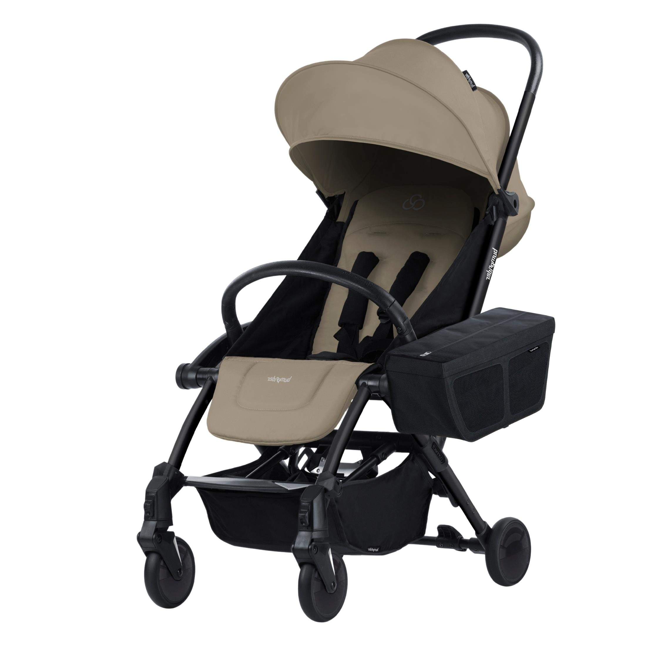 Bumprider Connect 3 Black-Sand Bebek Arabası / Yan Düzenleyici / Black-Brown Yan Bakım Çantası