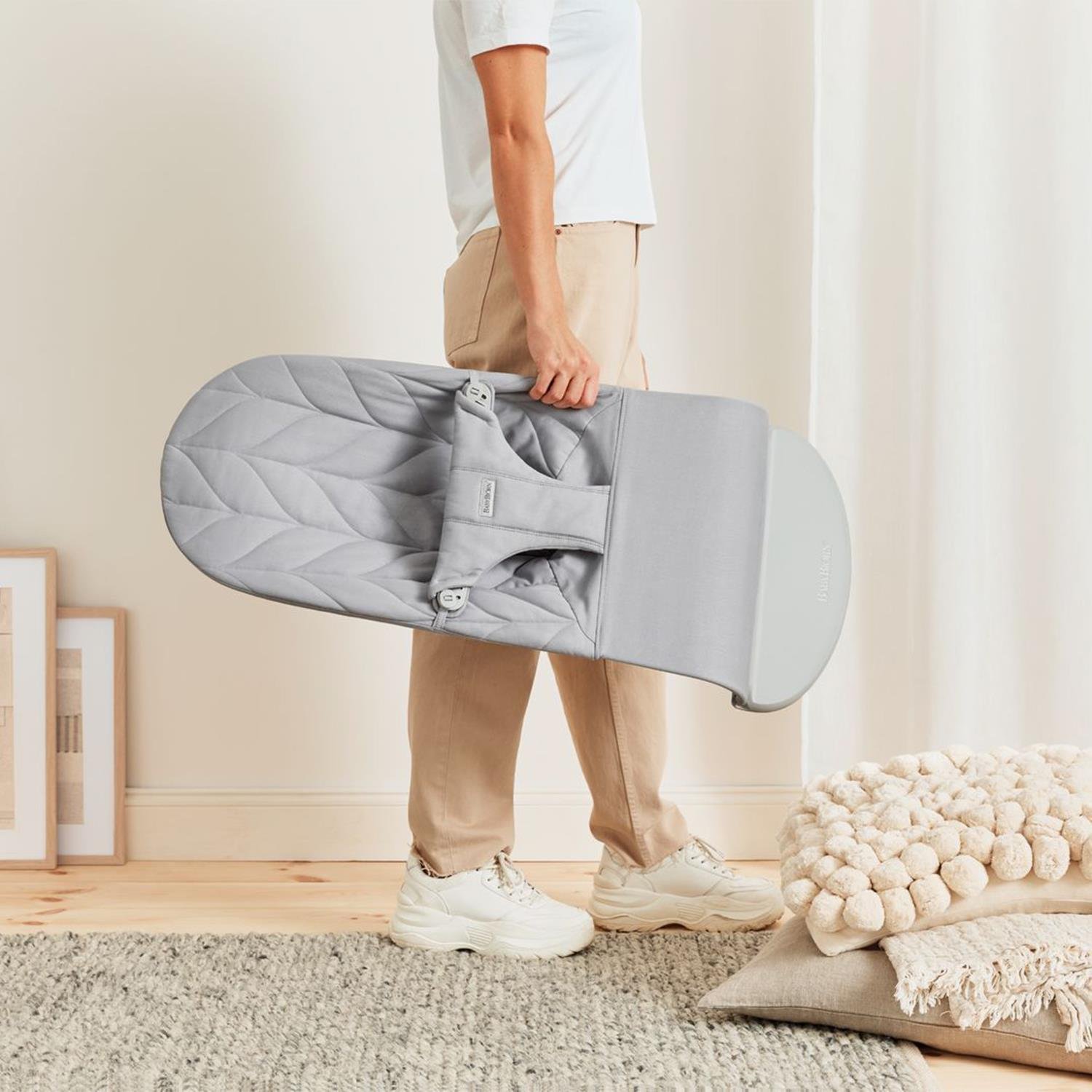 BUMPRIDER CONNECT³ BEBEK ARABASI /  GREY & BABYBJÖRN PETAL ANA KUCAĞI GREY /HEDİYELİ