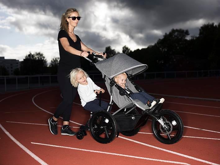 Bumprider Koltuklu İkinci Çocuk Basamağı / Black