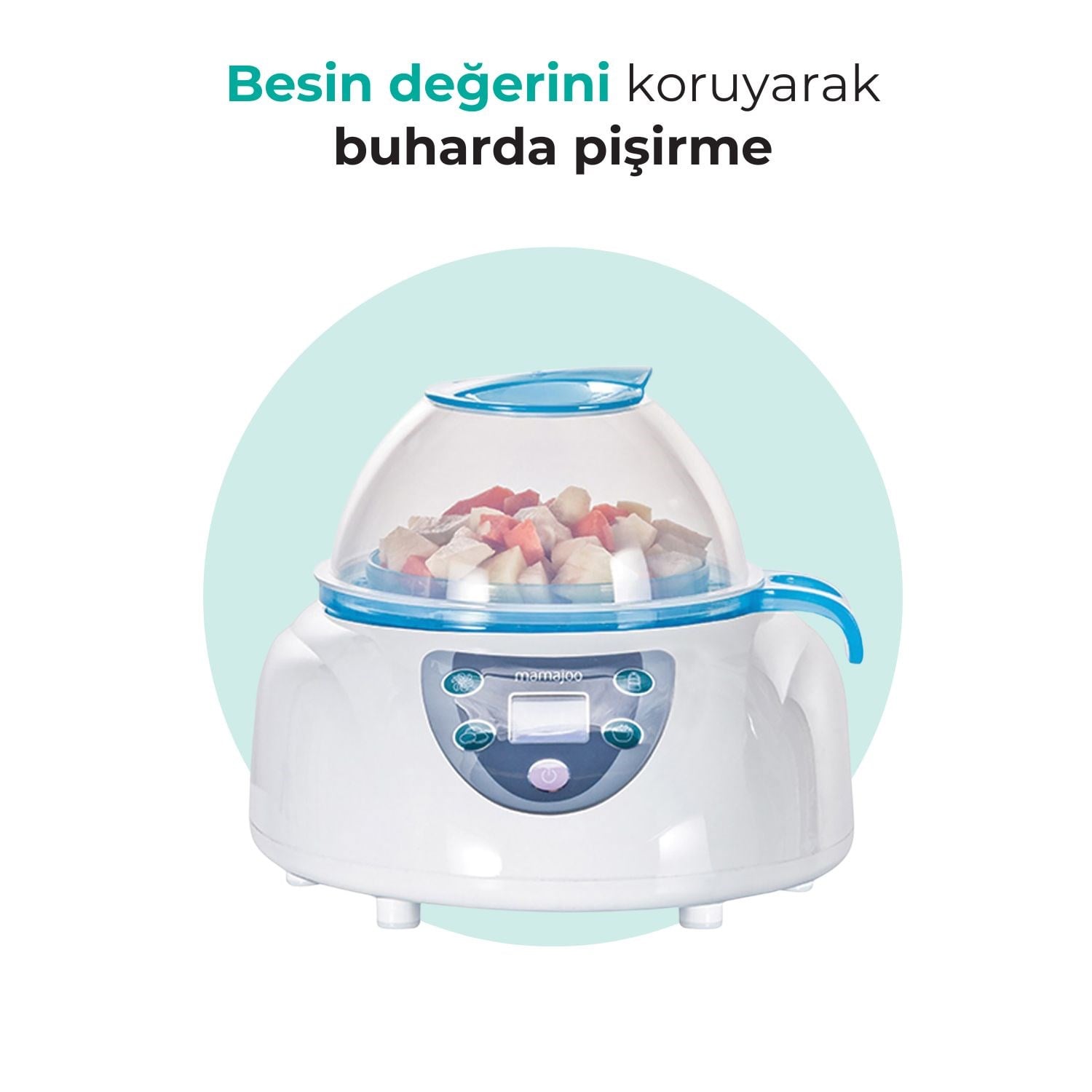 Mamajoo 5 İşlevli Kurutmalı Buhar Sterilizatörü & Mama Isıtıcısı