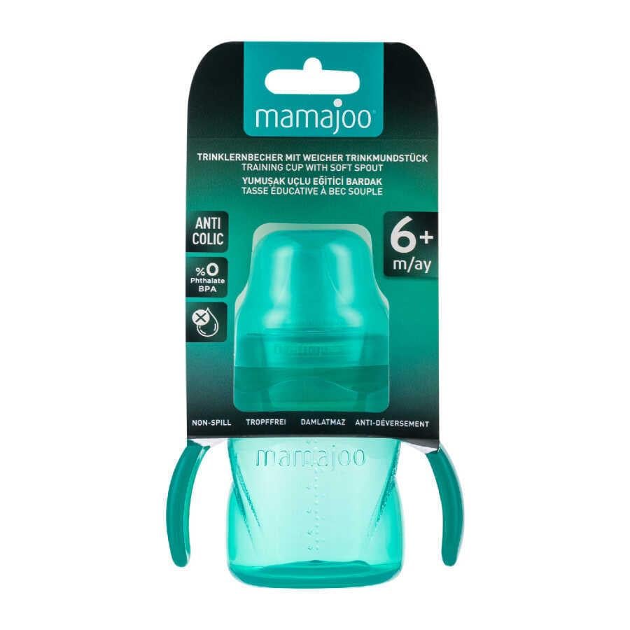 Mamajoo Antikolik Akıtmaz Alıştırma Bardağı 160 ml Yeşil, 6 Ay+