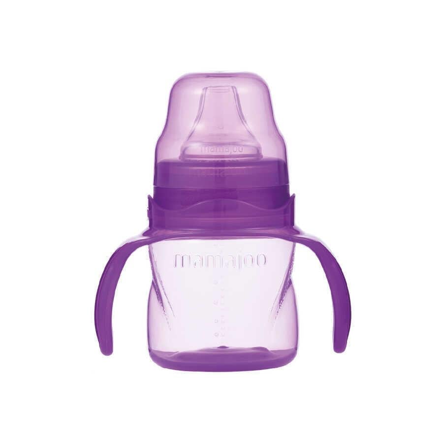 Mamajoo Antikolik Akıtmaz Alıştırma Bardağı 160 ml Mor, 6 Ay+
