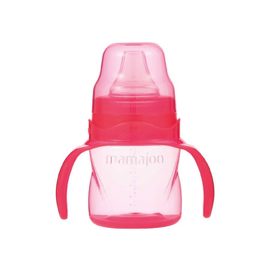Mamajoo Antikolik Akıtmaz Alıştırma Bardağı 160 ml Pembe, 6 Ay+