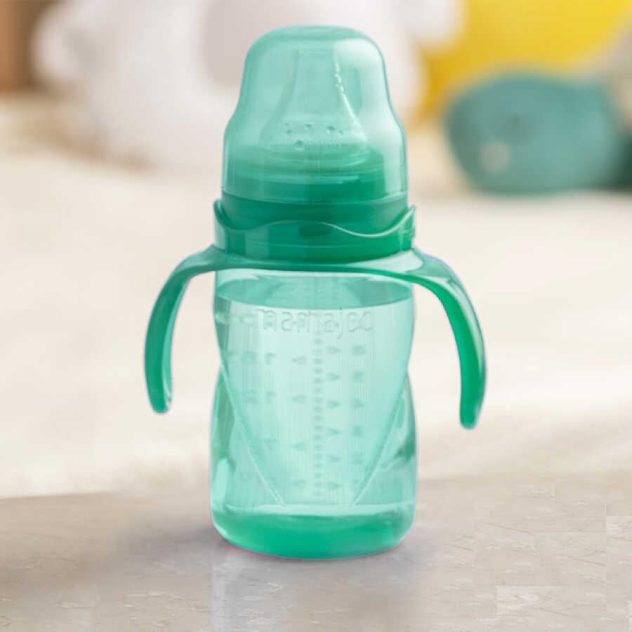 Mamajoo Antikolik Akıtmaz Alıştırma Bardağı 160 ml Yeşil, 6 Ay+