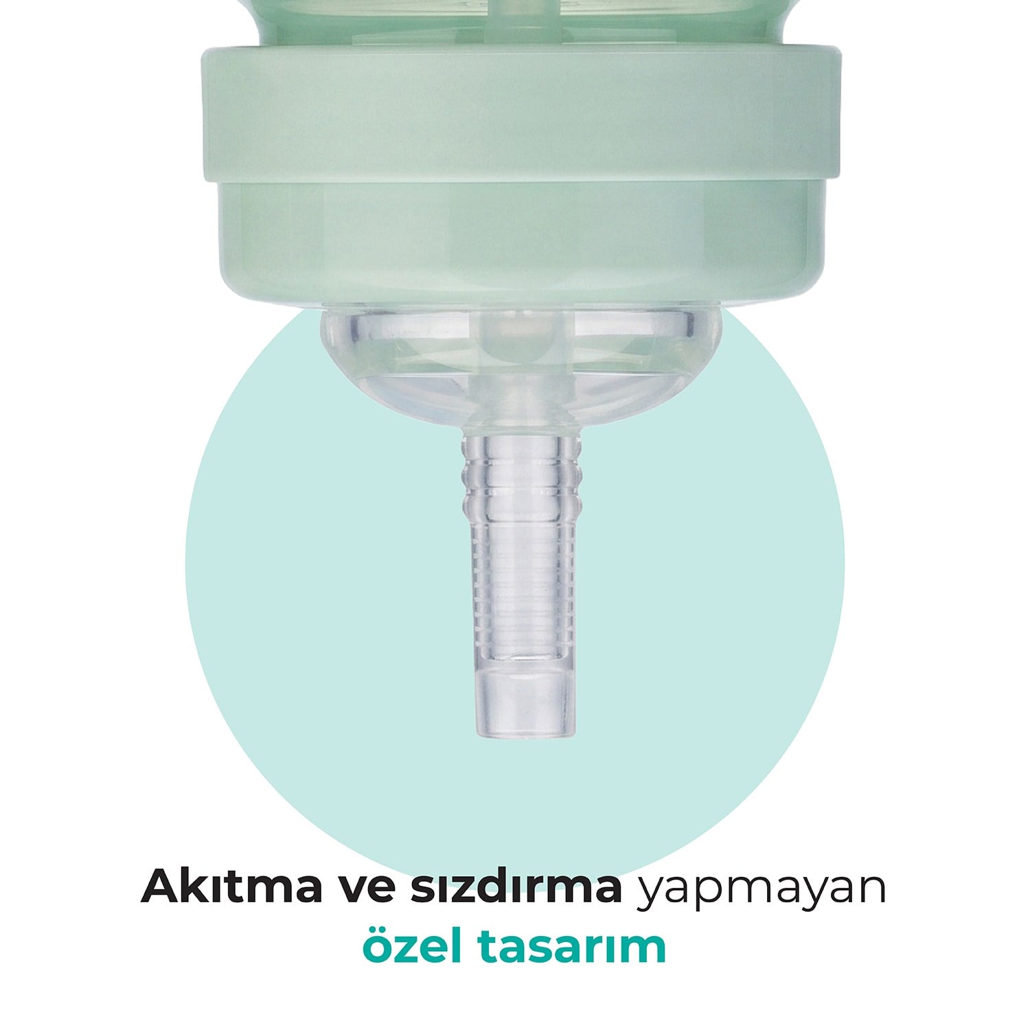 Mamajoo Antikolik Akıtmaz Pipetli Bardak 270 ml Powder Green, 12 Ay+