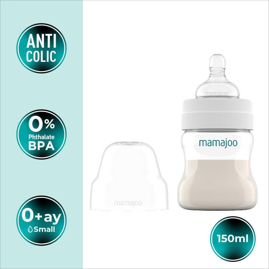 Mamajoo Antikolik Biberon 150 ml 0 Ay+ | Yavaş Akışlı