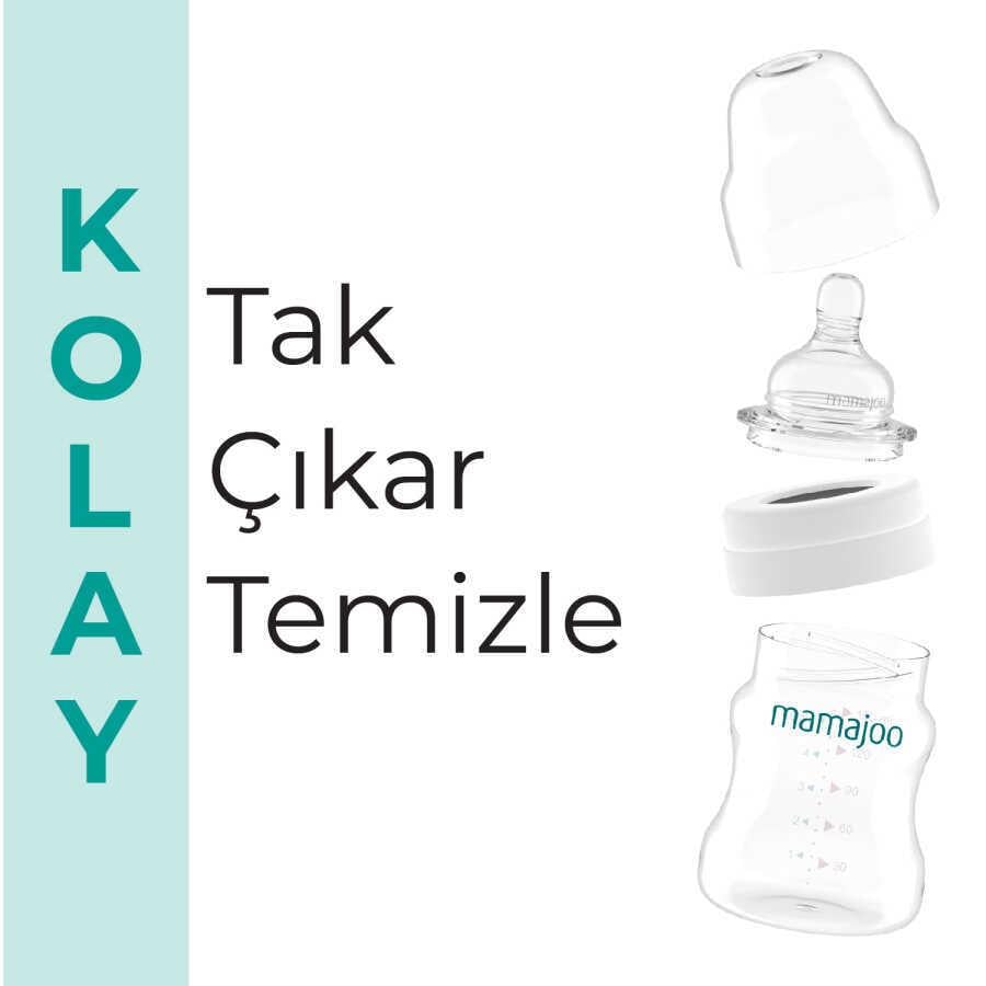 Mamajoo Antikolik Biberon 150 ml 0 Ay+ | Yavaş Akışlı