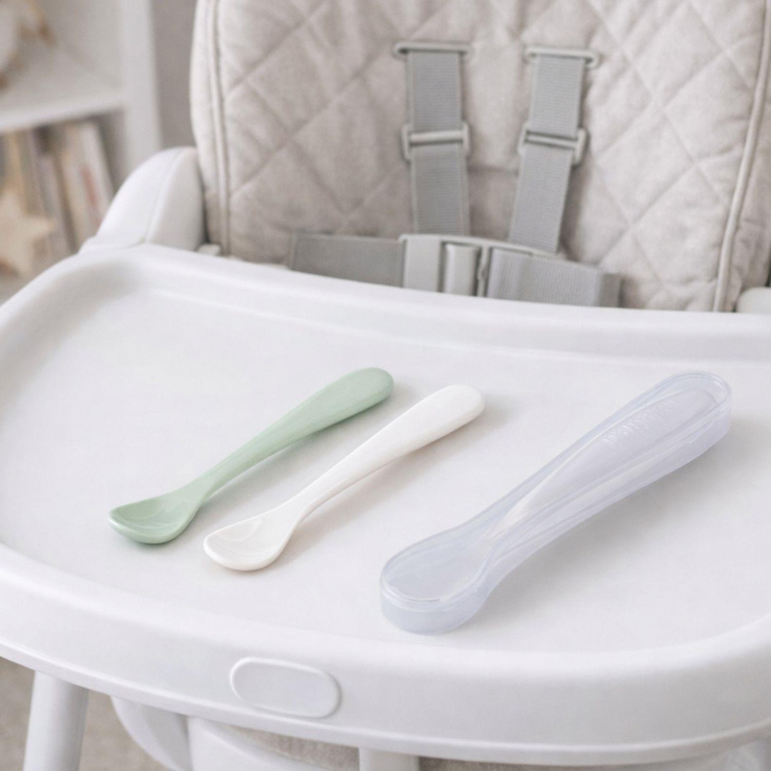 Mamajoo & BabyBjörn 3'lü Beslenme Seti - Powder Green