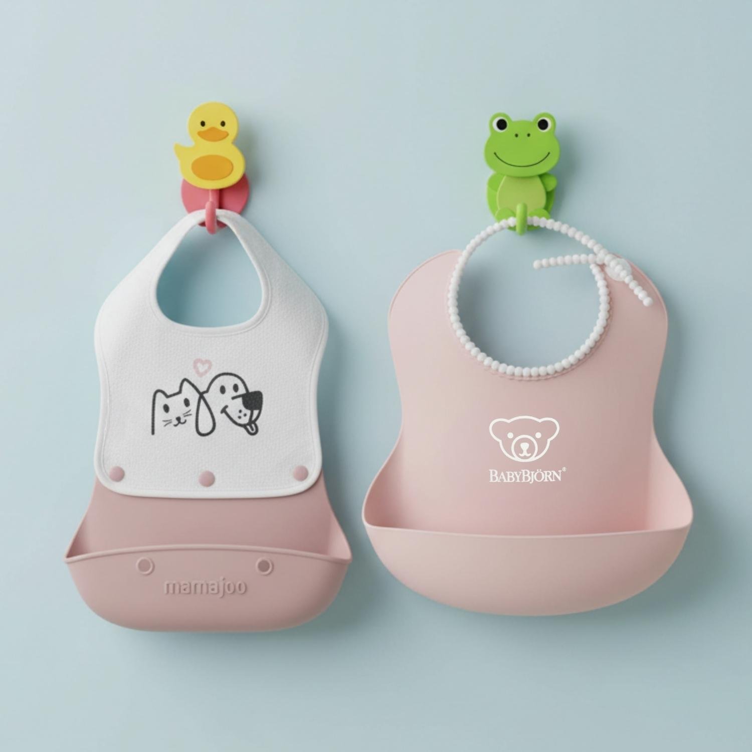 Mamajoo & BabyBjörn 3'lü Beslenme Seti - Powder Pink