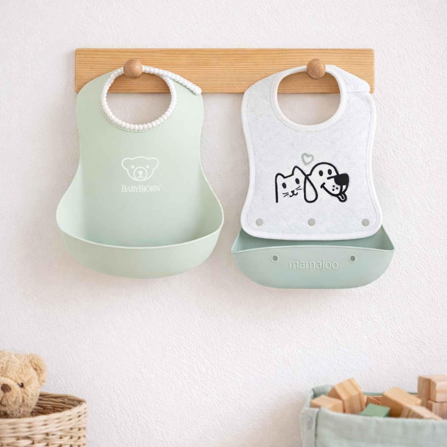 Mamajoo & BabyBjörn 4'lü Beslenme Seti - Powder Green