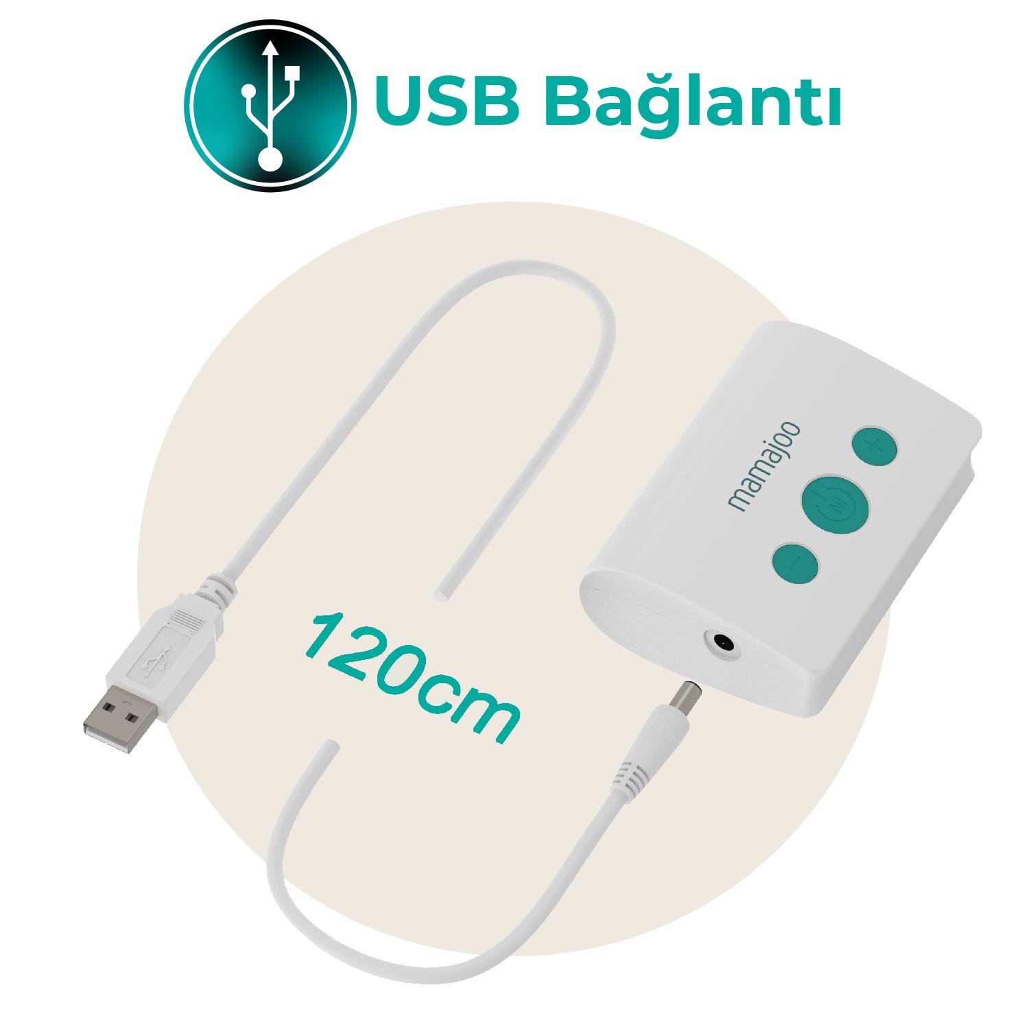 Mamajoo Elektronik Tekli Göğüs Pompası & Termal Çanta & 4'lü Anne Sütü Saklama Kabı Seti