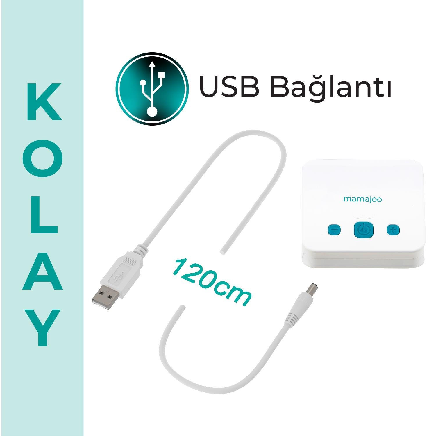 Mamajoo Elektronik USB Çiftli Göğüs Pompası