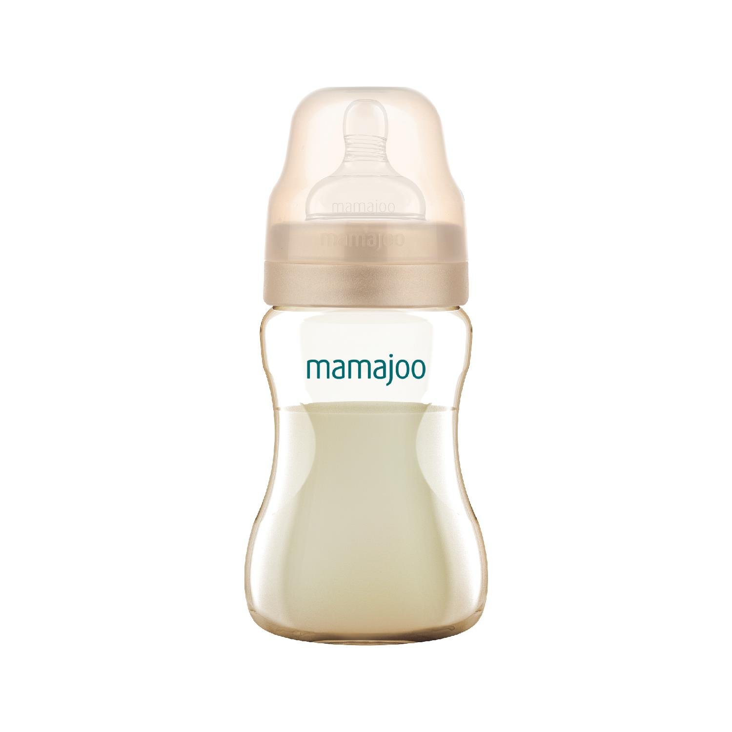 Mamajoo Gold Plus Biberon 250 ml & Anti-Kolik Silikon Biberon Emziği S
