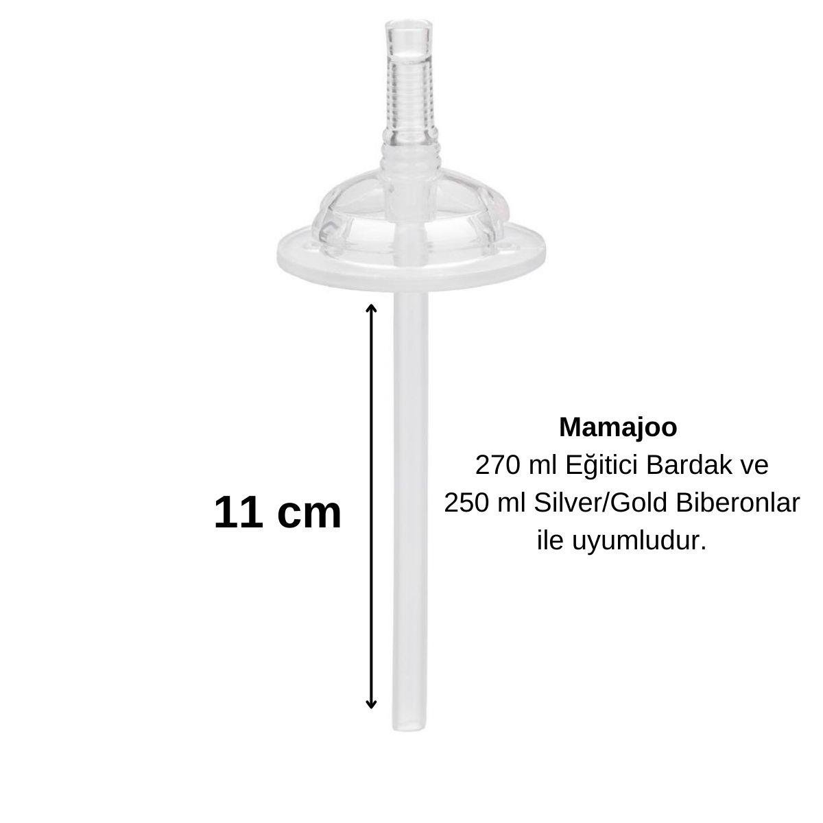 Mamajoo Pipetli Anti-Kolik Silikon Bardak Ucu