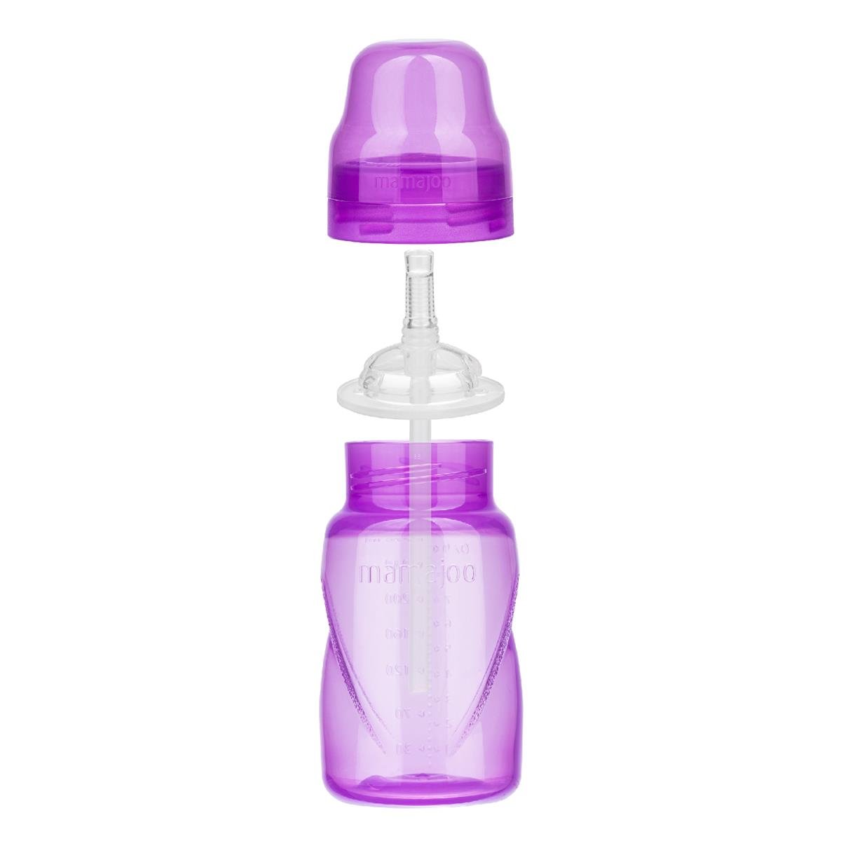 Mamajoo Pipetli Bardak 270 ml / Mor