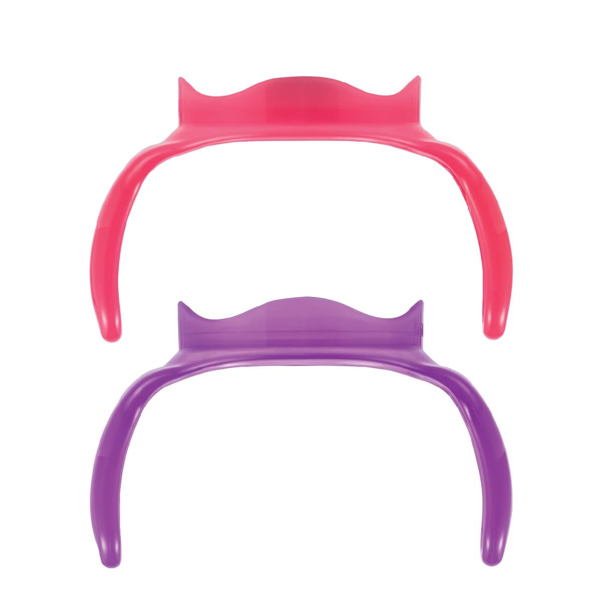 Mamajoo Pipetli Bardak 270 ml / Mor & Eğitici Bardak ve Biberon Kulpu 2'li Pembe / Mor